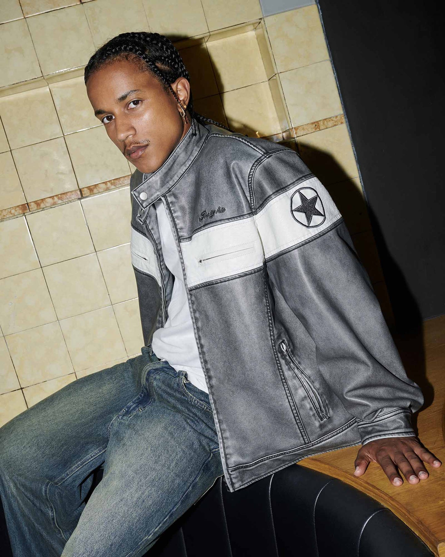 Game PU Leather Jacket