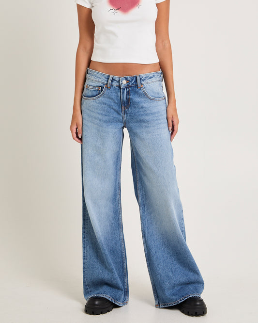Rhue Wide Denim Jeans STREAM SKY FADE