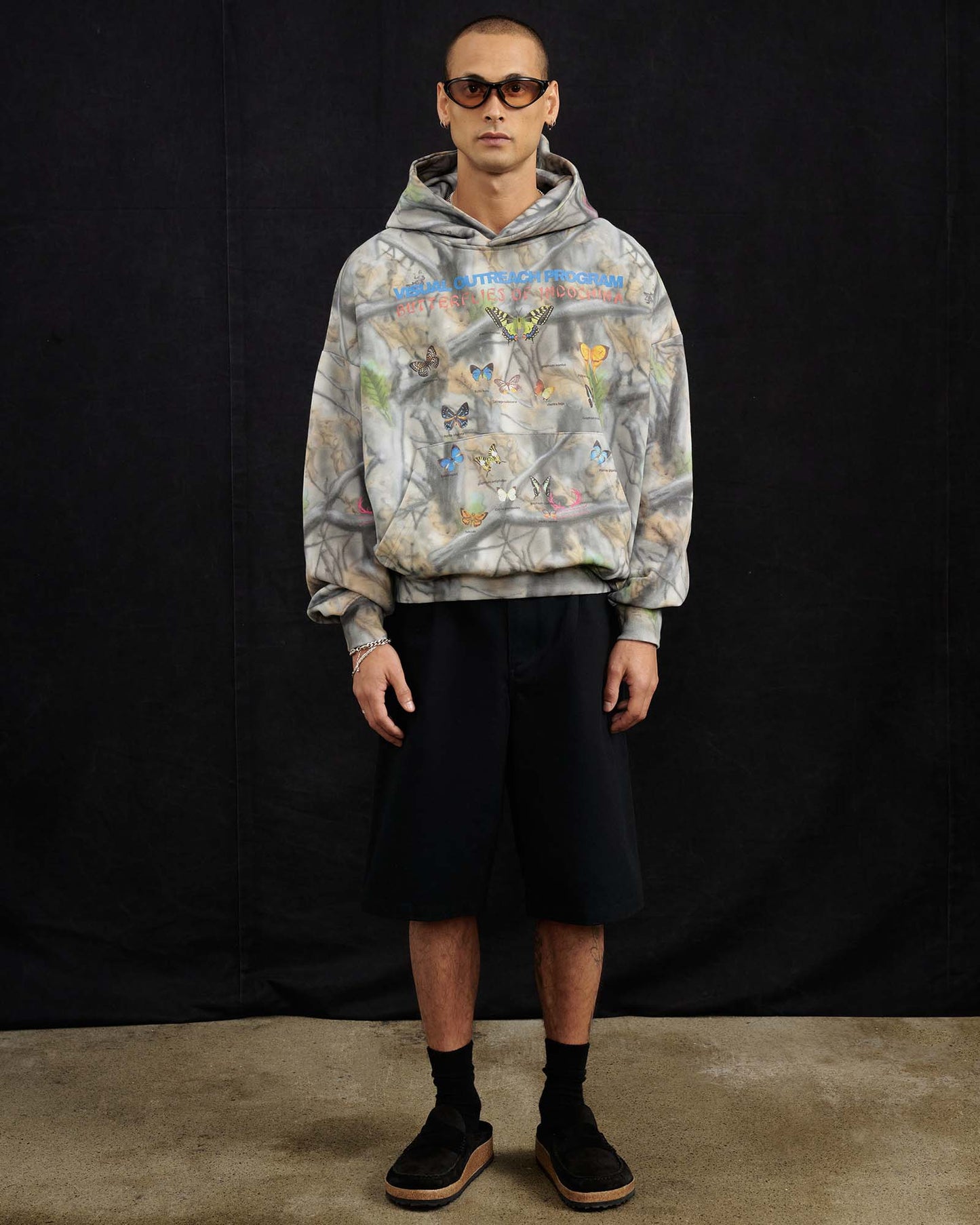 Butterflies Of Indochina Camo Hoodie