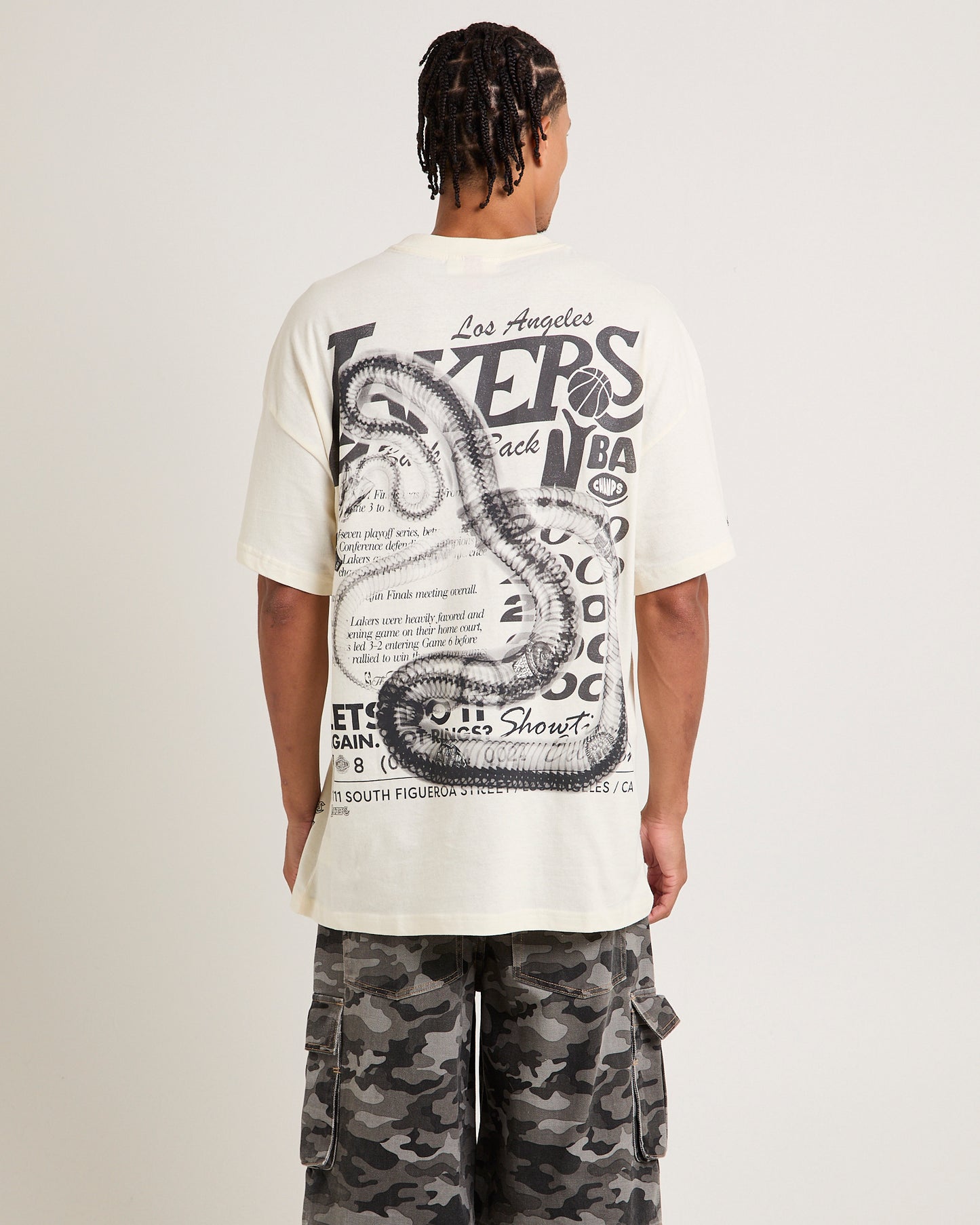 Los Angeles Lakers Radiograph Gold Rings T-Shirt