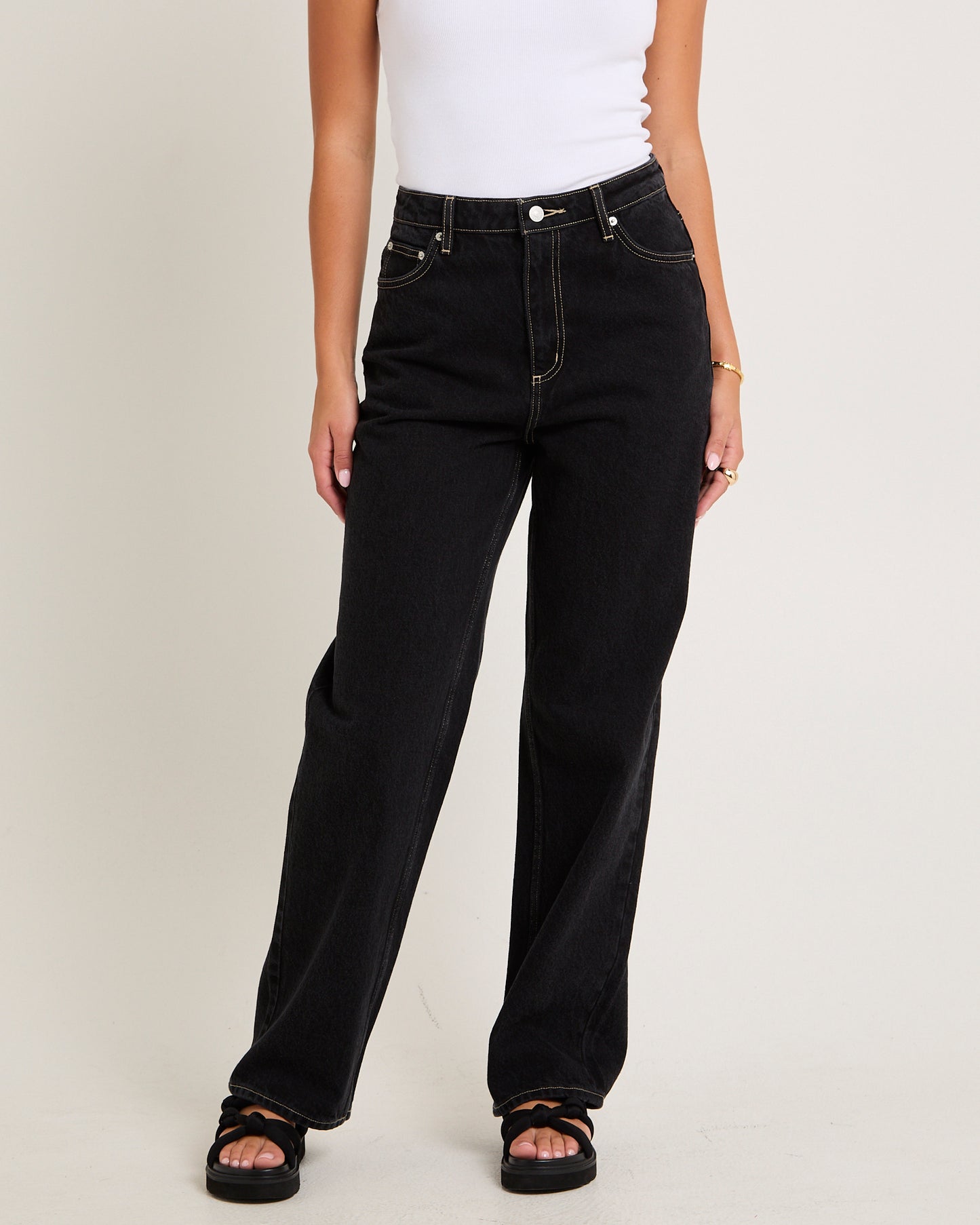 High Baggy Denim Jeans