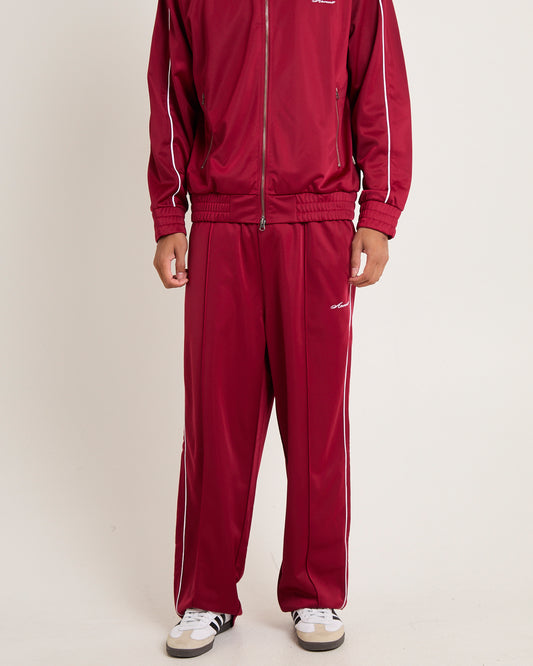 Script Tricot Track Pants WINE