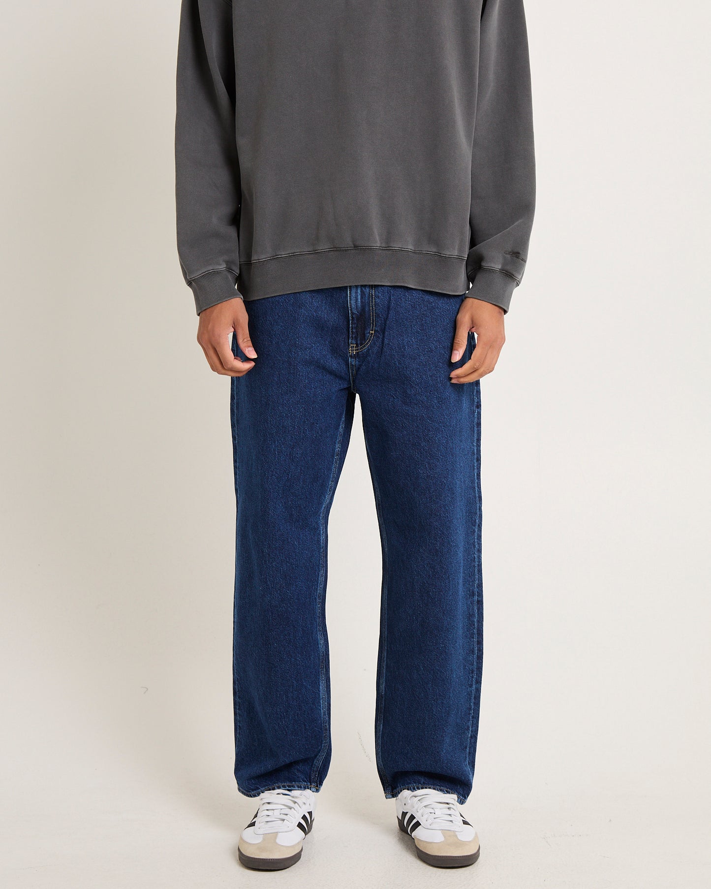 L-Four Baggy Denim Jeans Cash Indigo