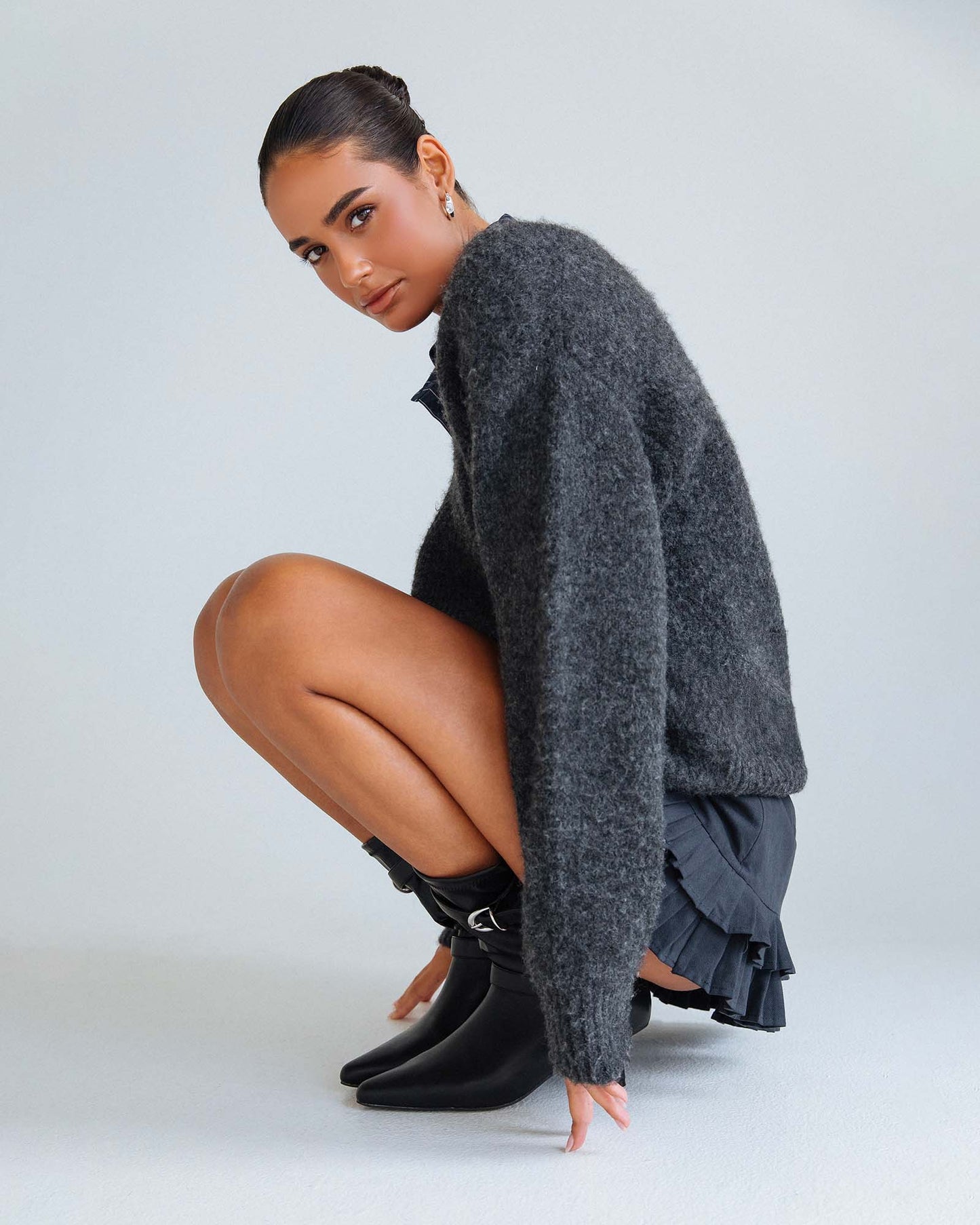 Capri V Neck Knit Jumper