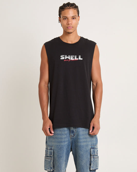 Quest Muscle Tank Top BLACK