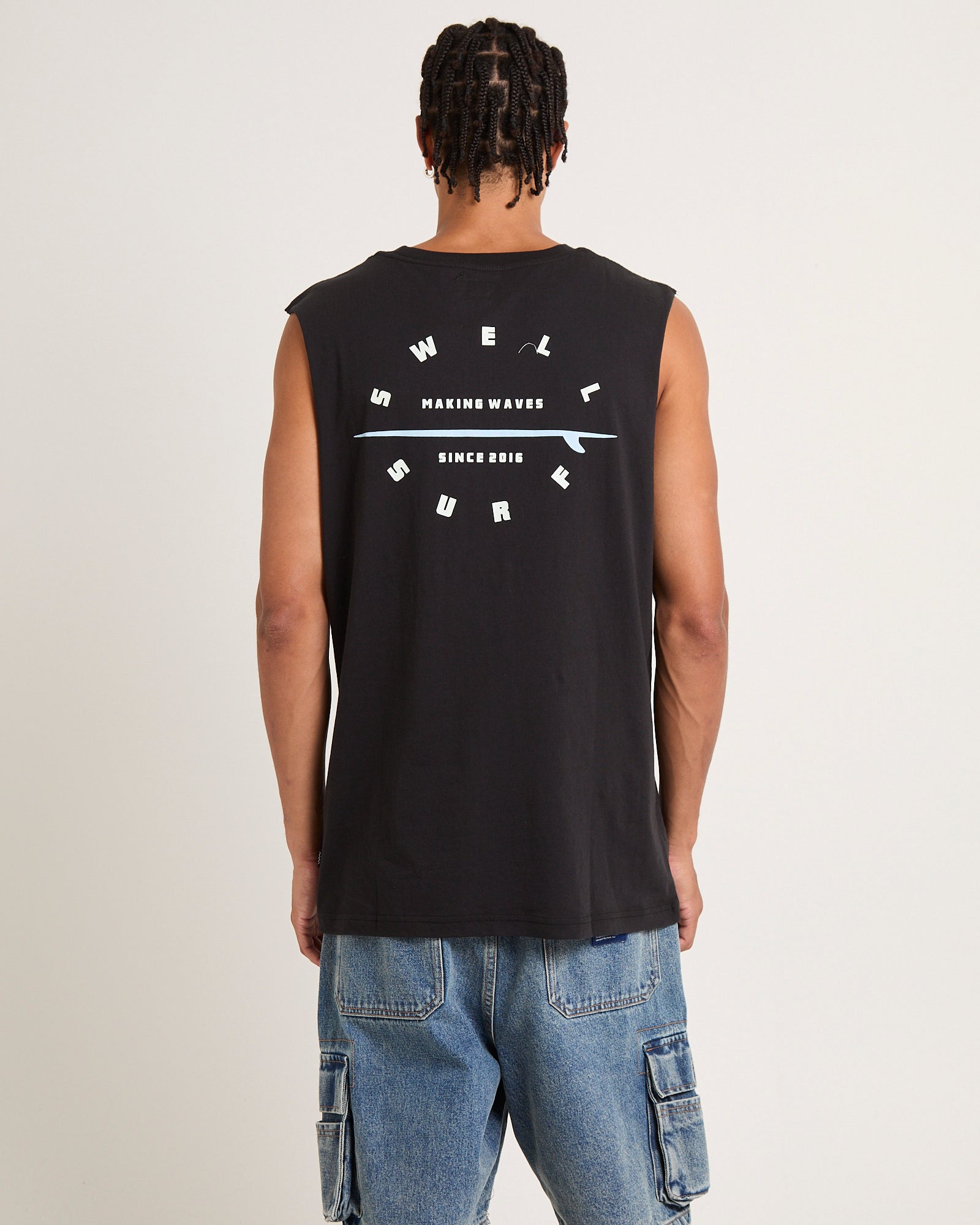 Board Muscle Tank Top BLACK