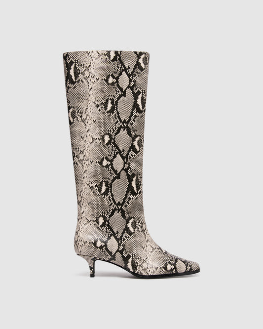 Spicy Tall Boots BLACK / WHITE