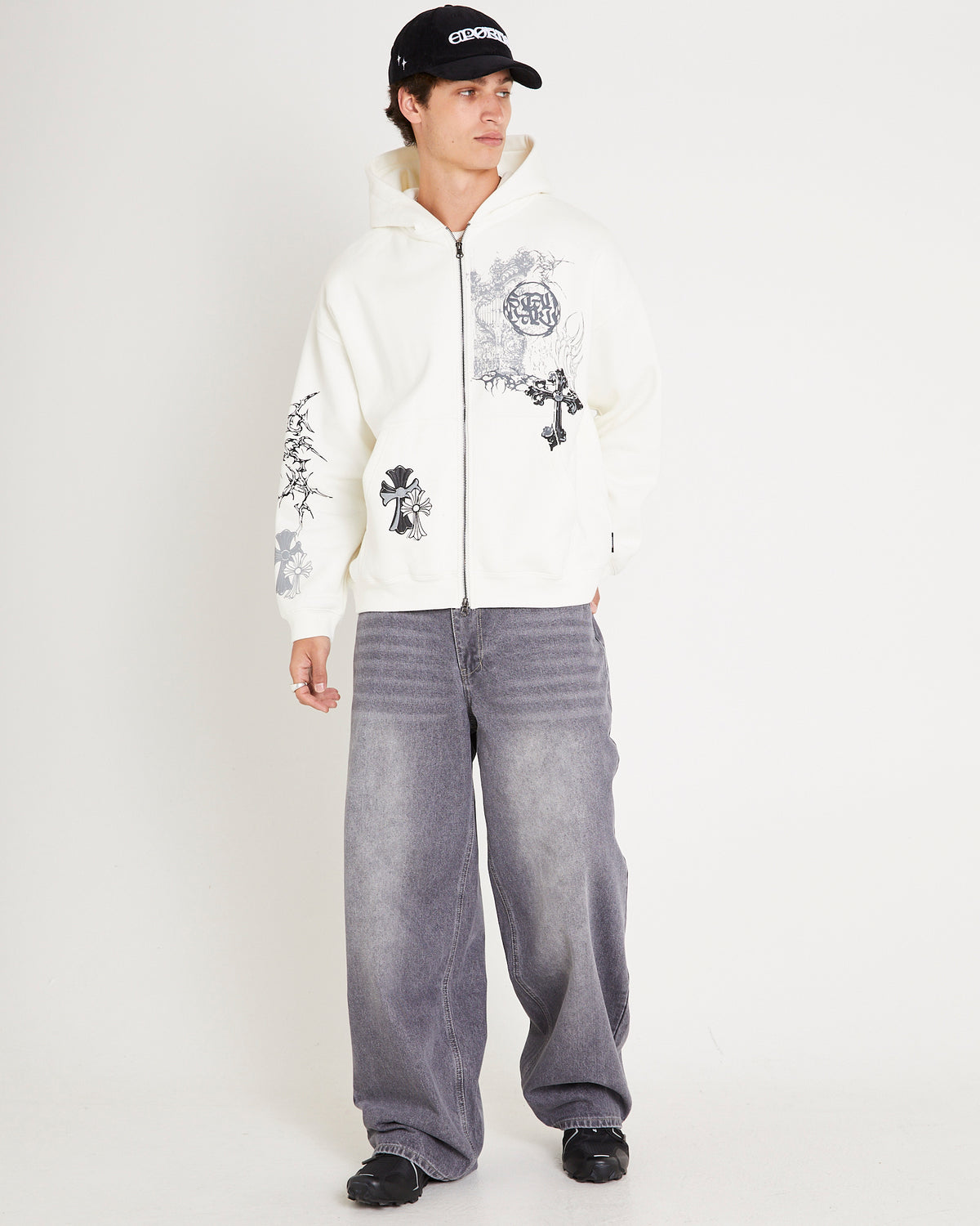 Society Baggy Denim Jeans DAZED ASH