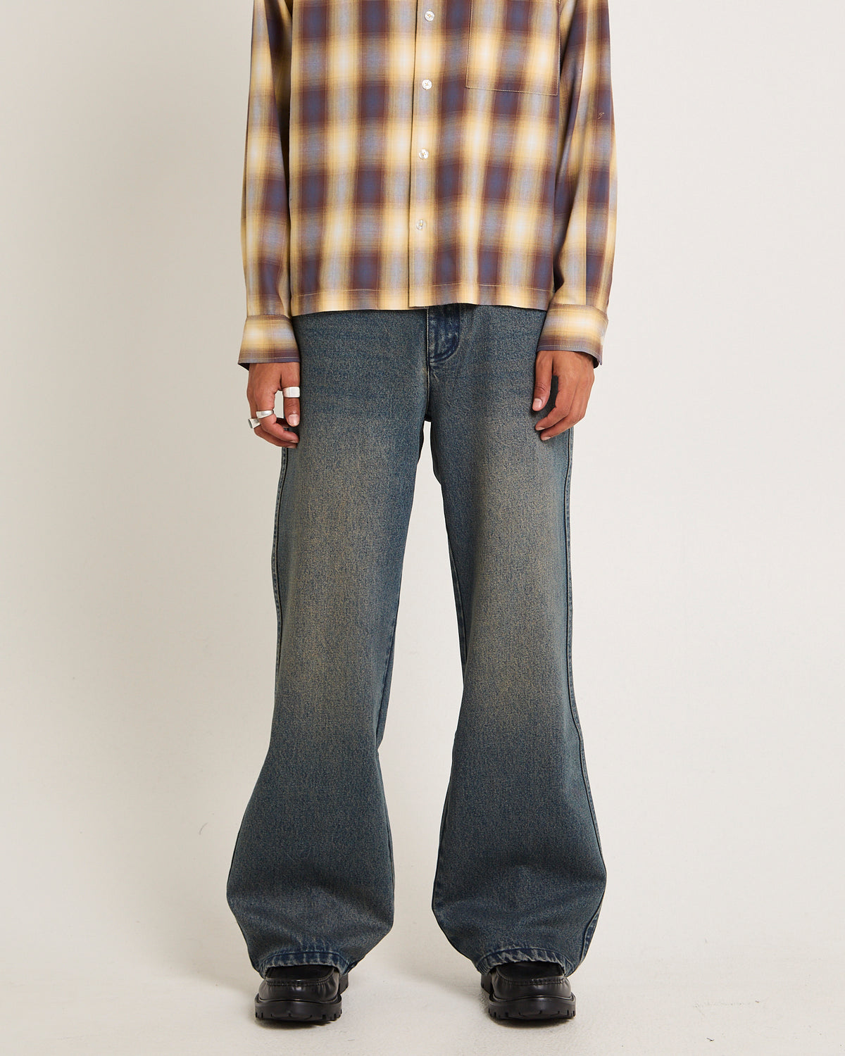 Jagger Bootcut Denim Jeans MINE BLUE