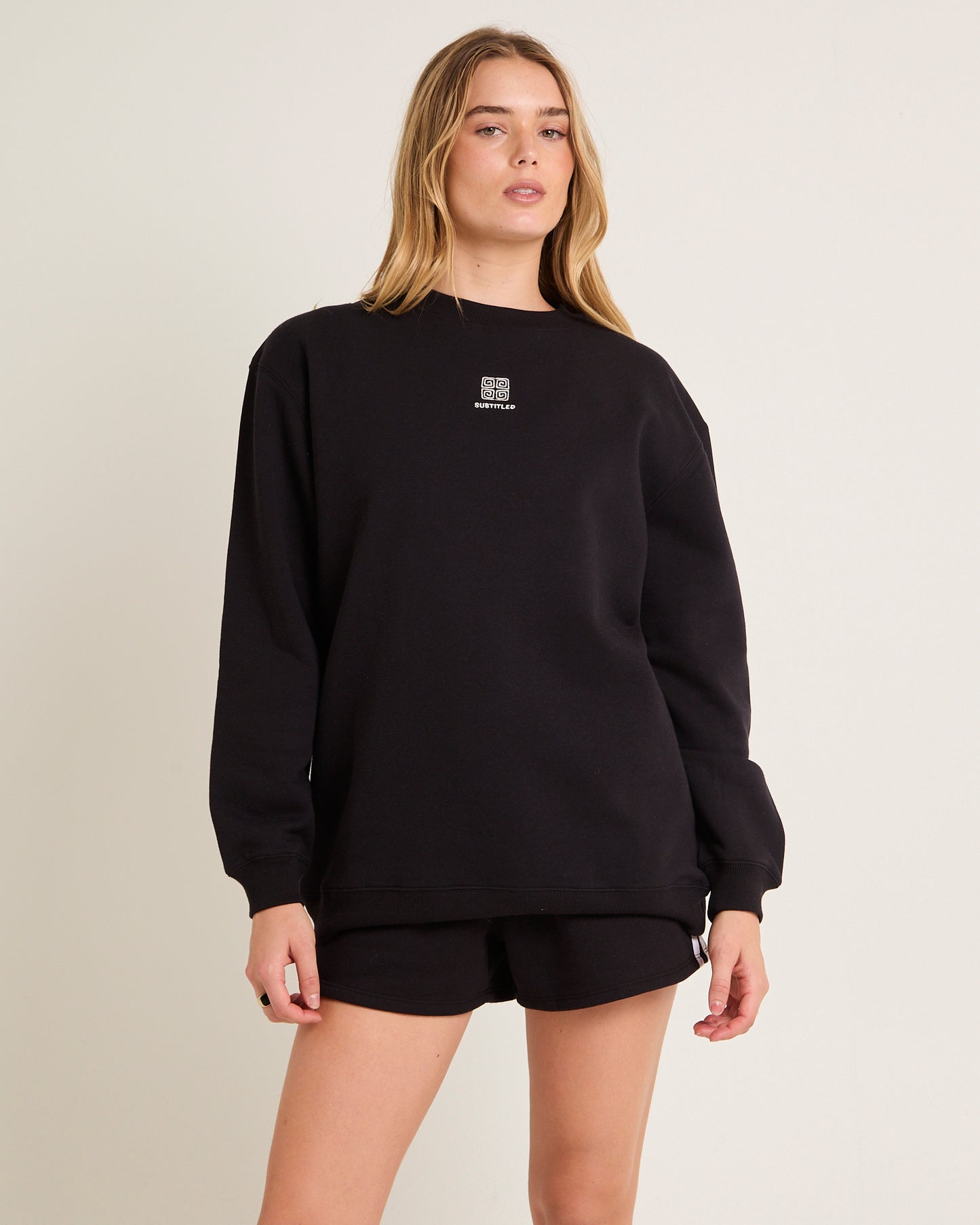 Spiros Oversized Crew Jumper