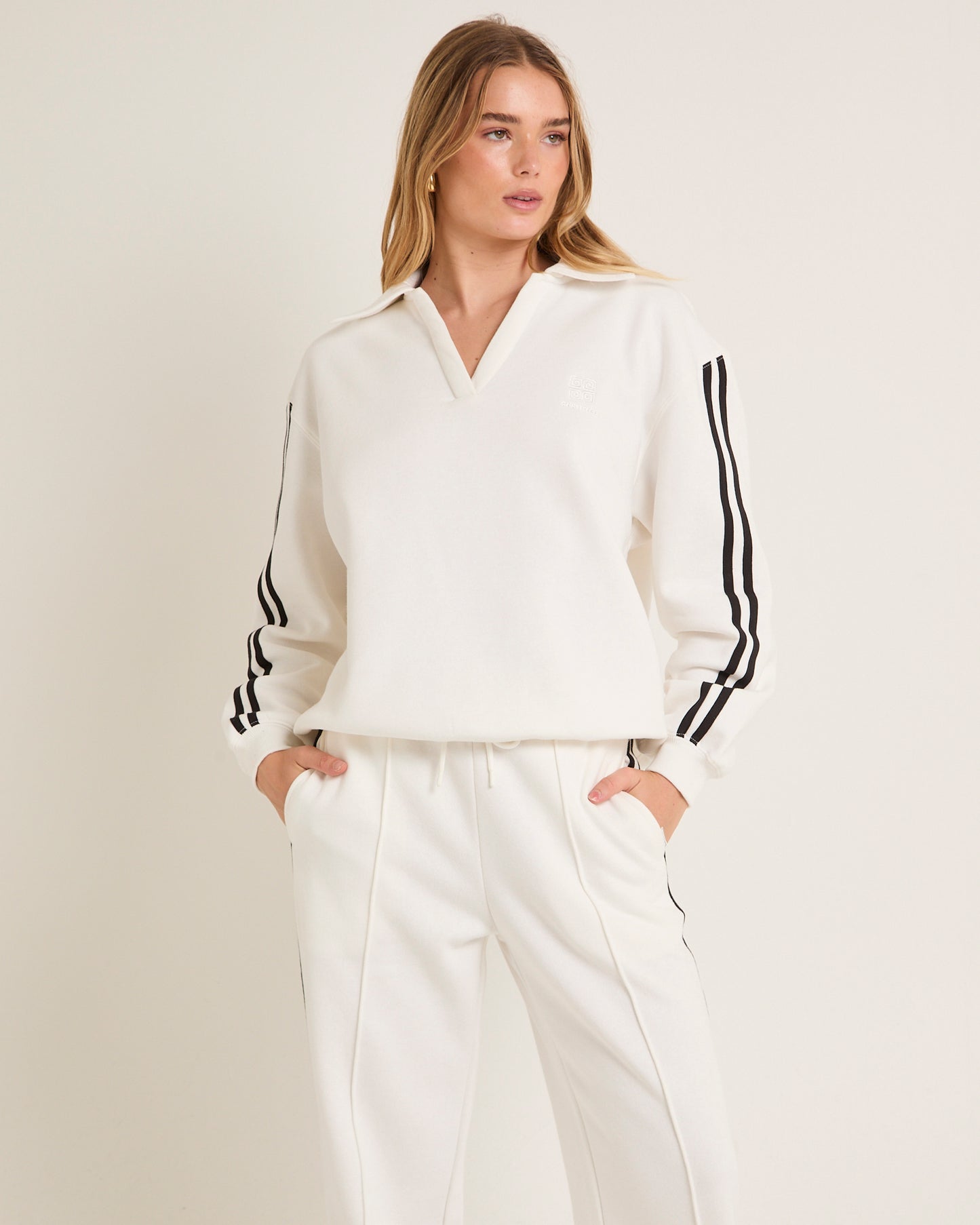 Sports Stripe Fleece