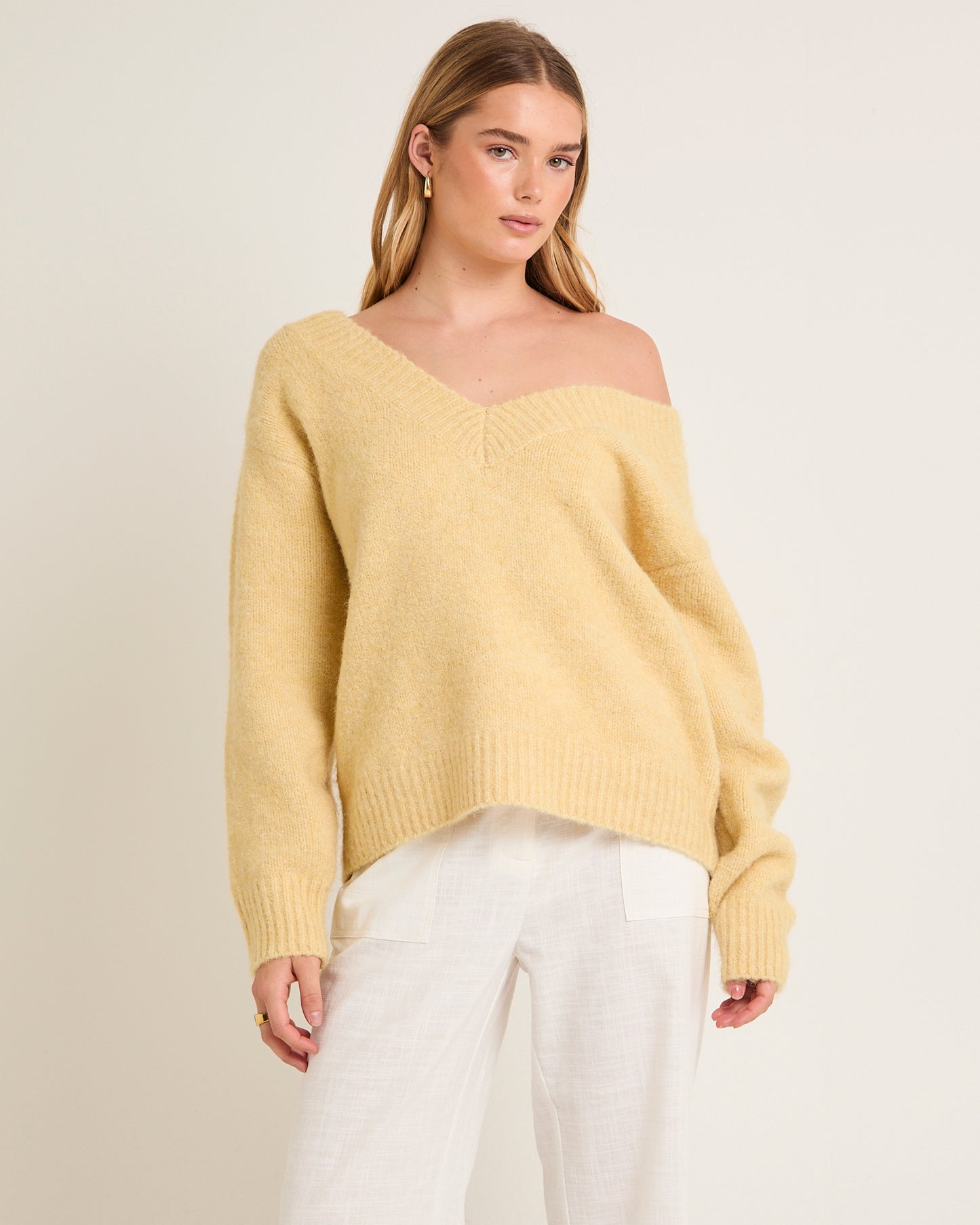 Capri V Neck Knit Jumper
