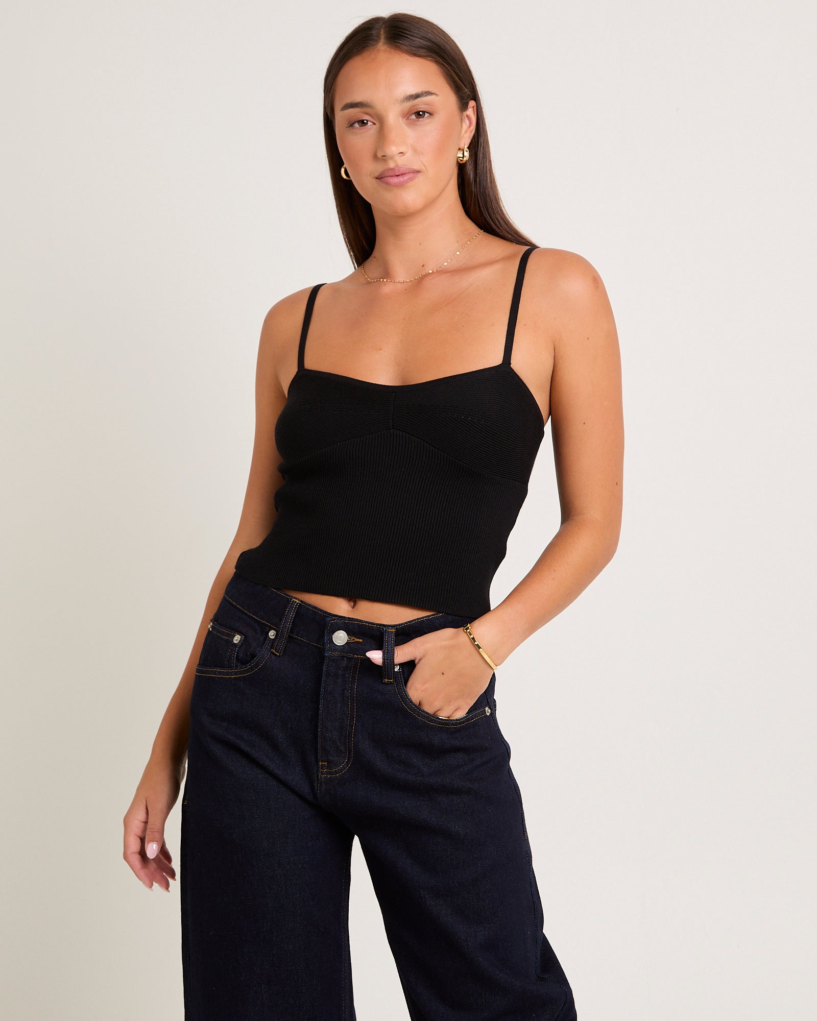 Avalon Tank Top BLACK