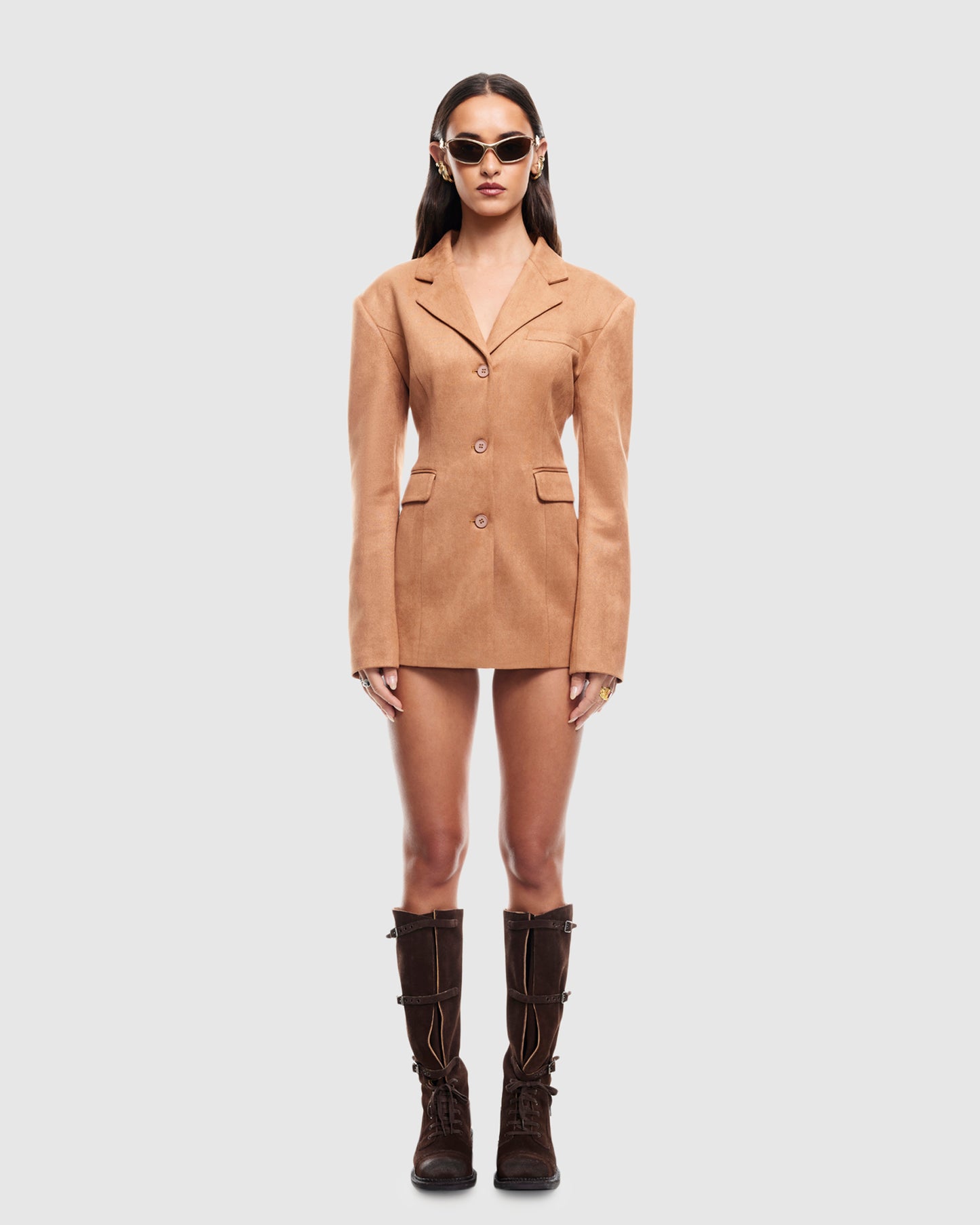 Leo Cinched Blazer Dress