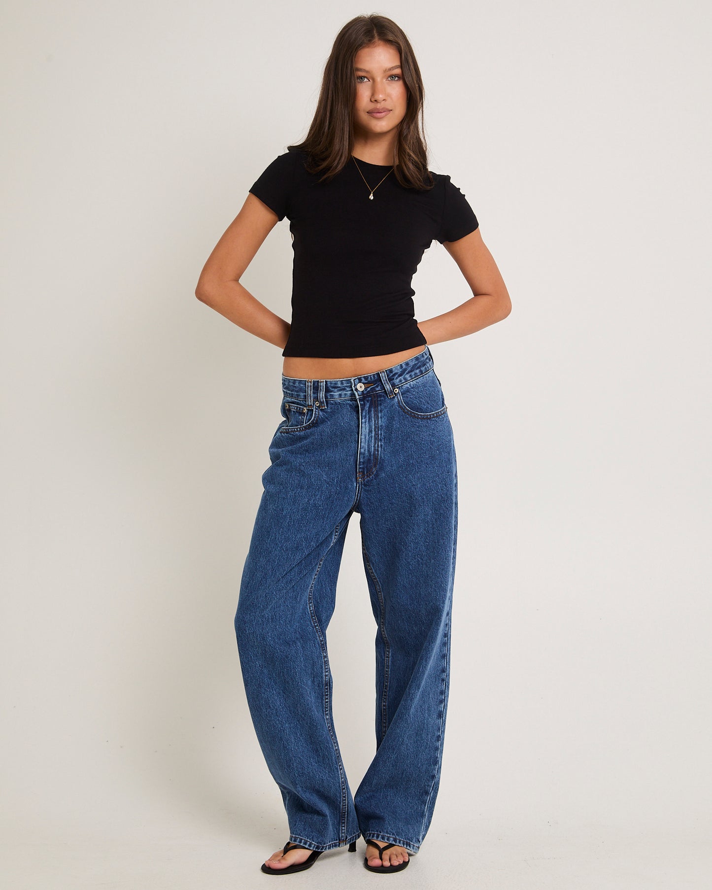 Bobby Baggy Dad Denim Jeans Petite