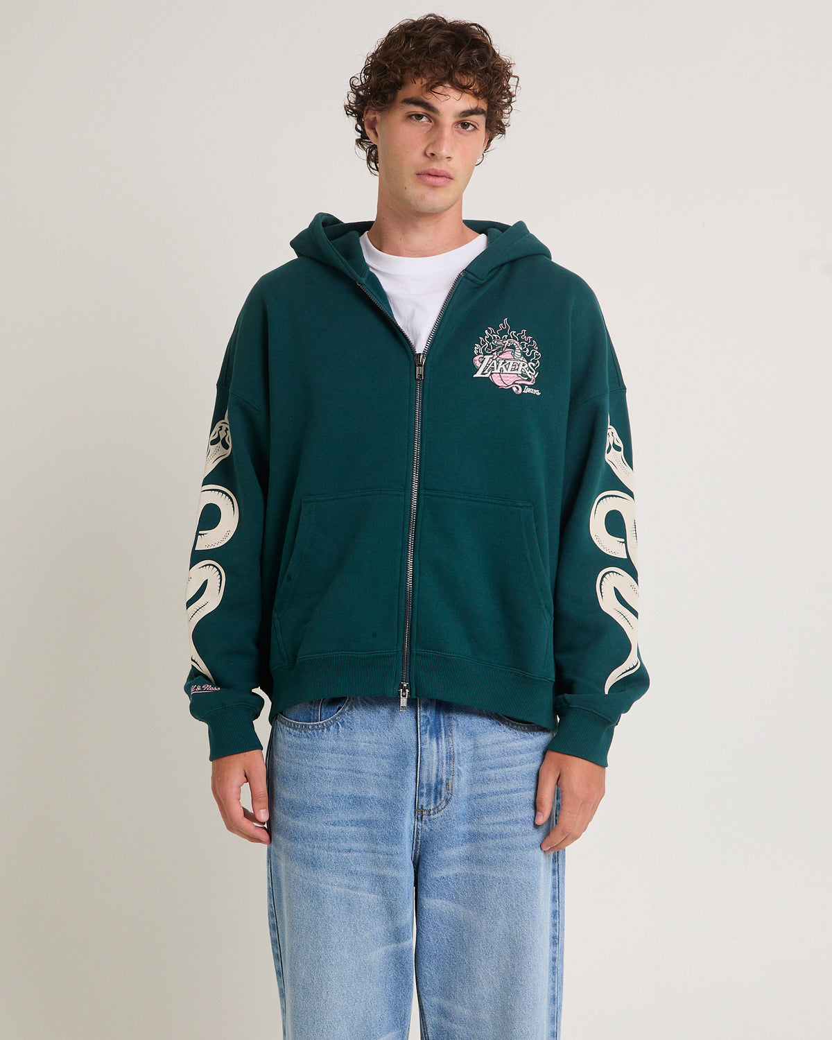 Los Angeles Lakers Slither Hoodie DARK SEA