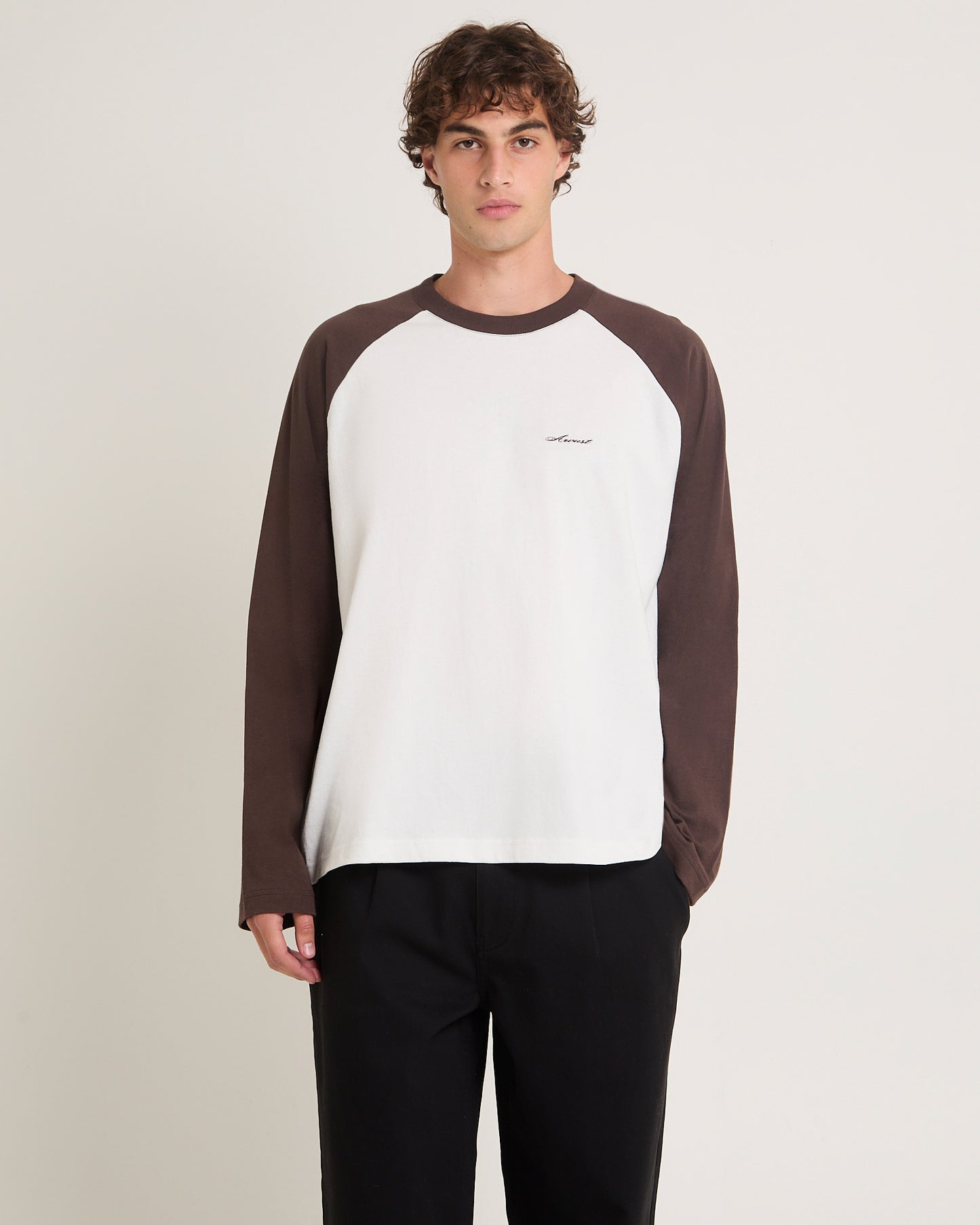 Script Long Sleeve Raglan T-Shirt