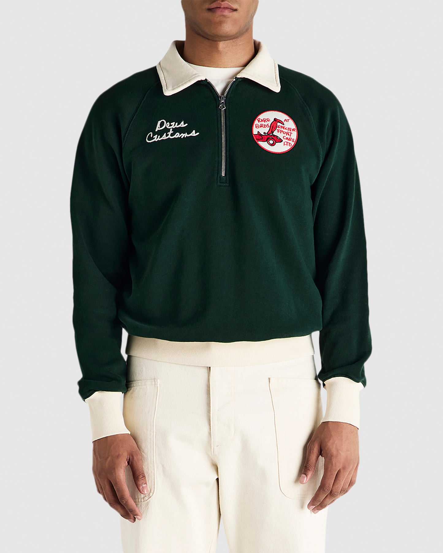 Specter Quarter Zip Polo Sweatshirt