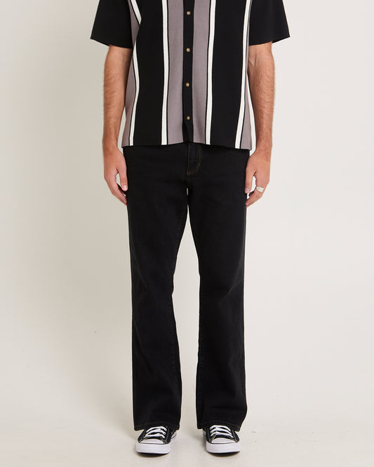 Bootlegger Denim Jeans BLACK MEDAL