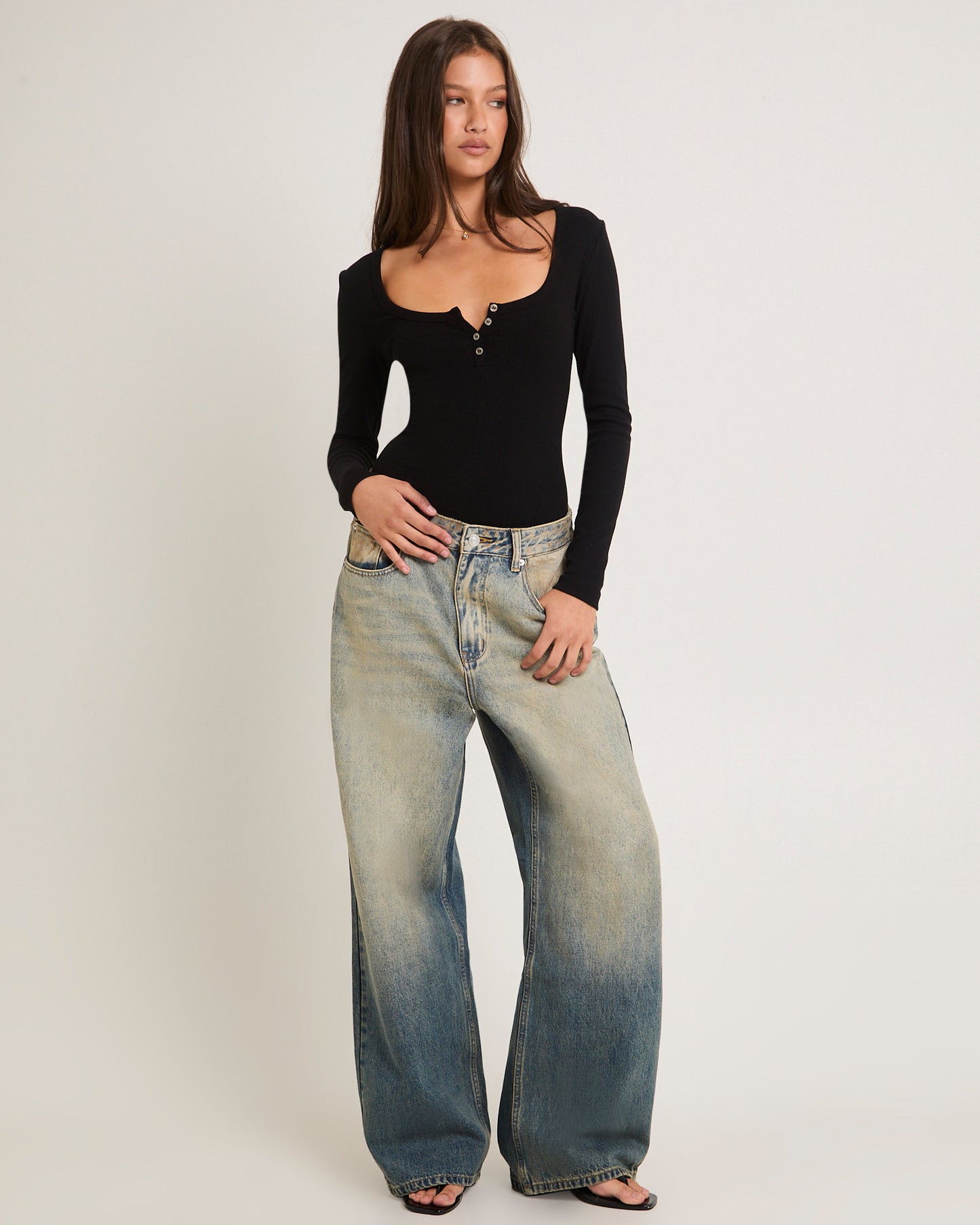 Rez Maxi Baggy Denim Jeans