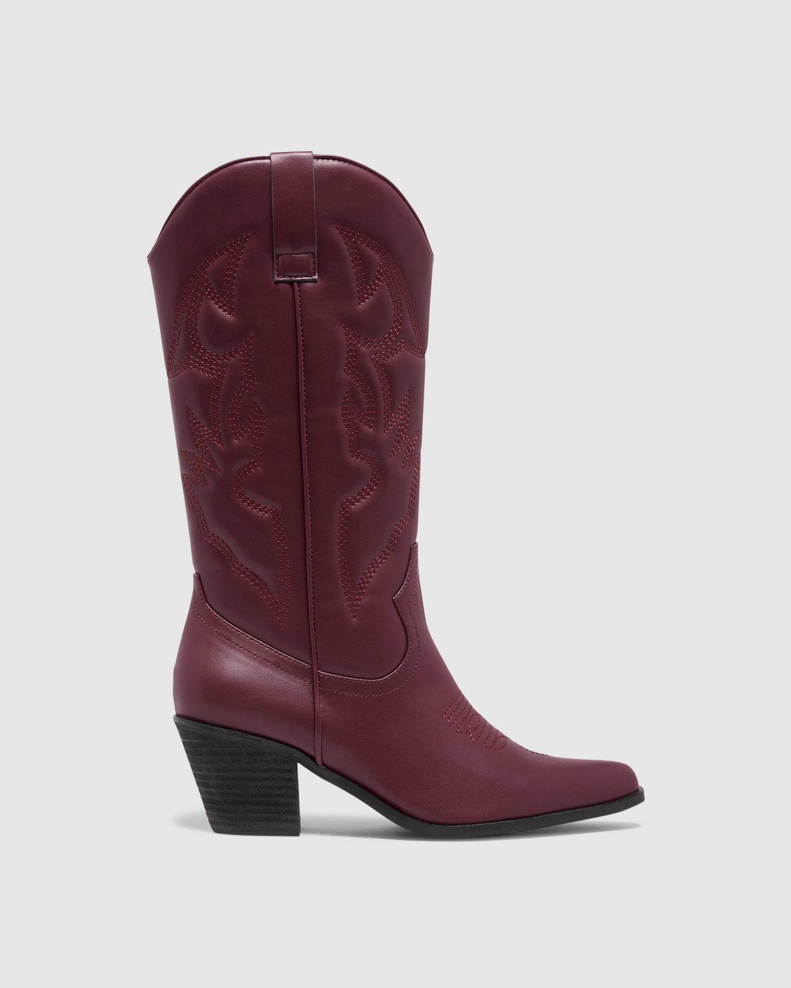 Clayton Cowboy Boots Bordeuax