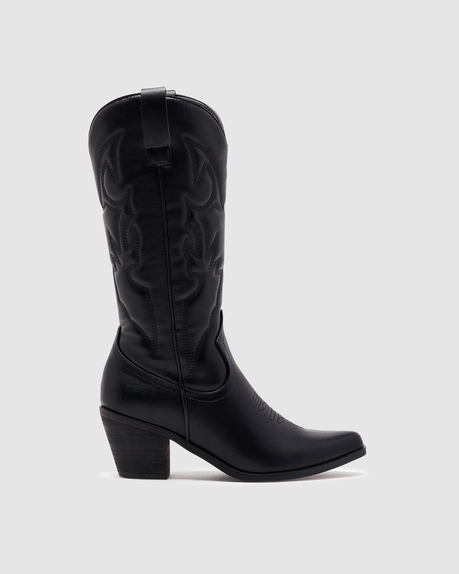 Clayton Cowboy Boots Black