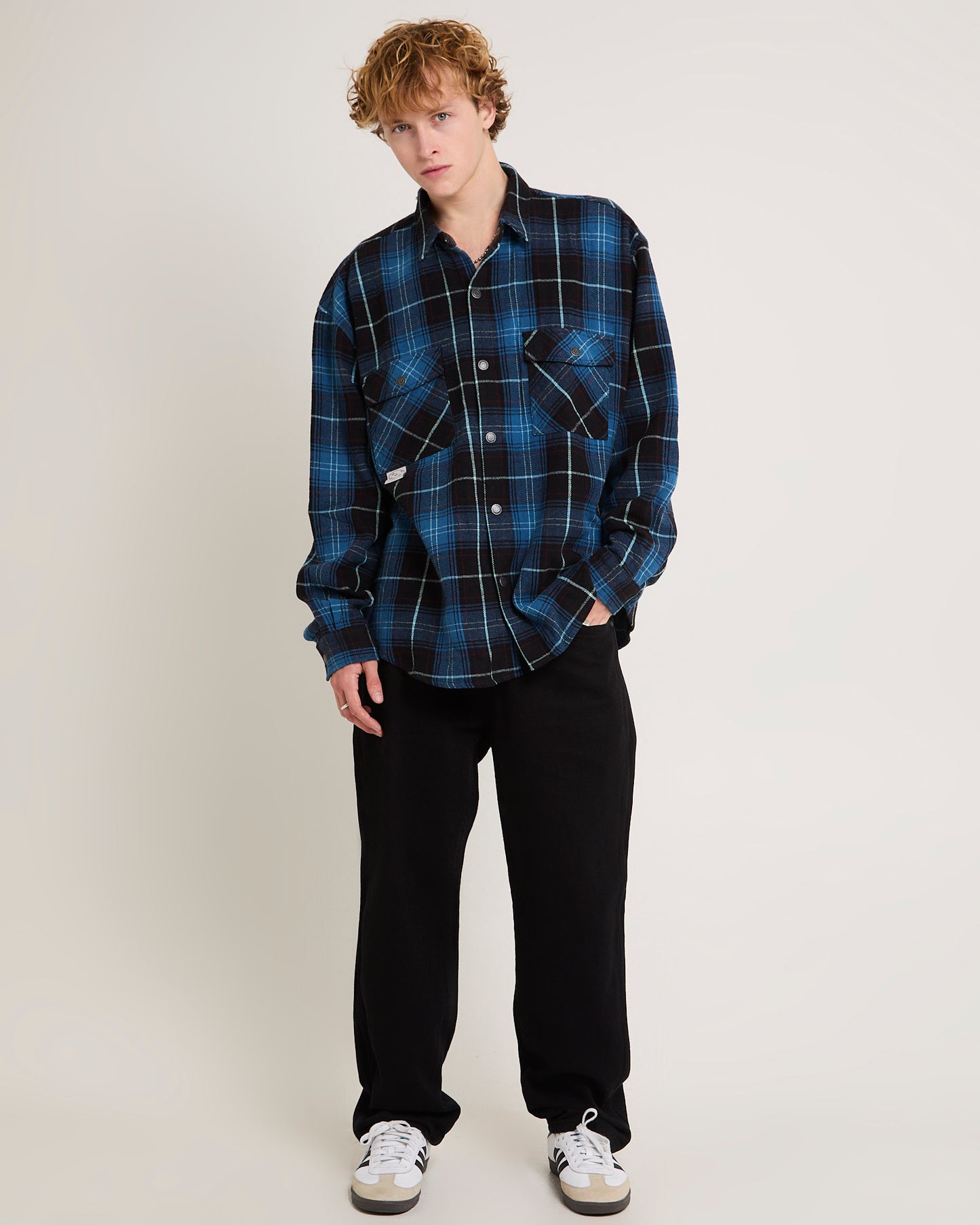 Slacker Relaxed Denim Jeans Steele Black