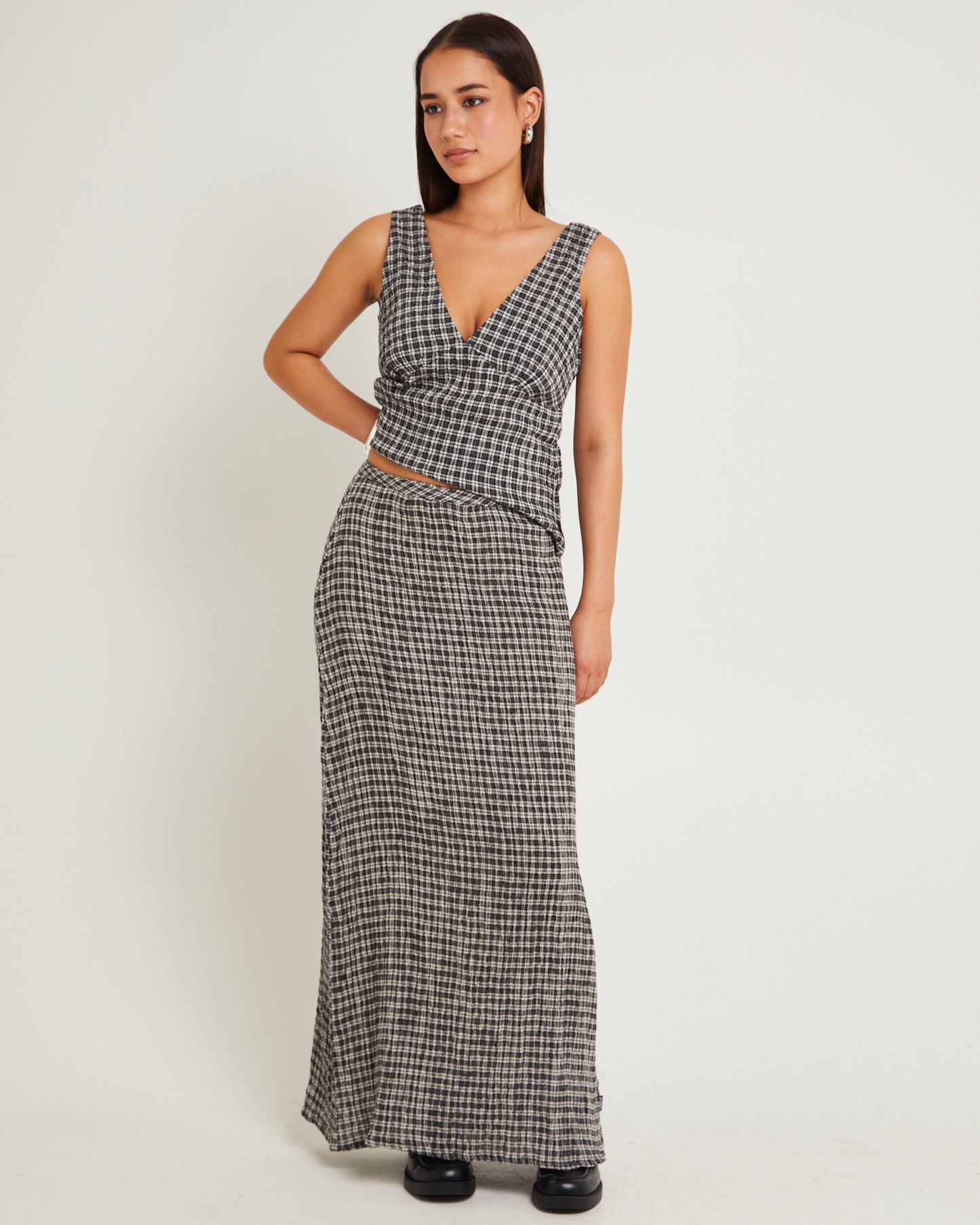 Asta Base Seersucker Skirt