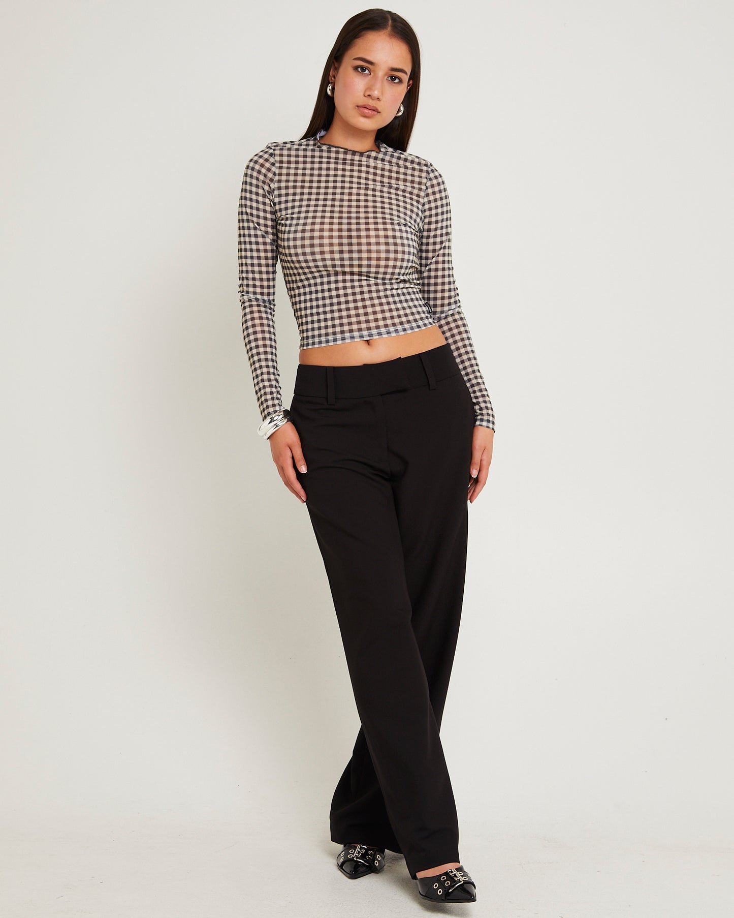 Gambet Sheer Long Sleeve Top