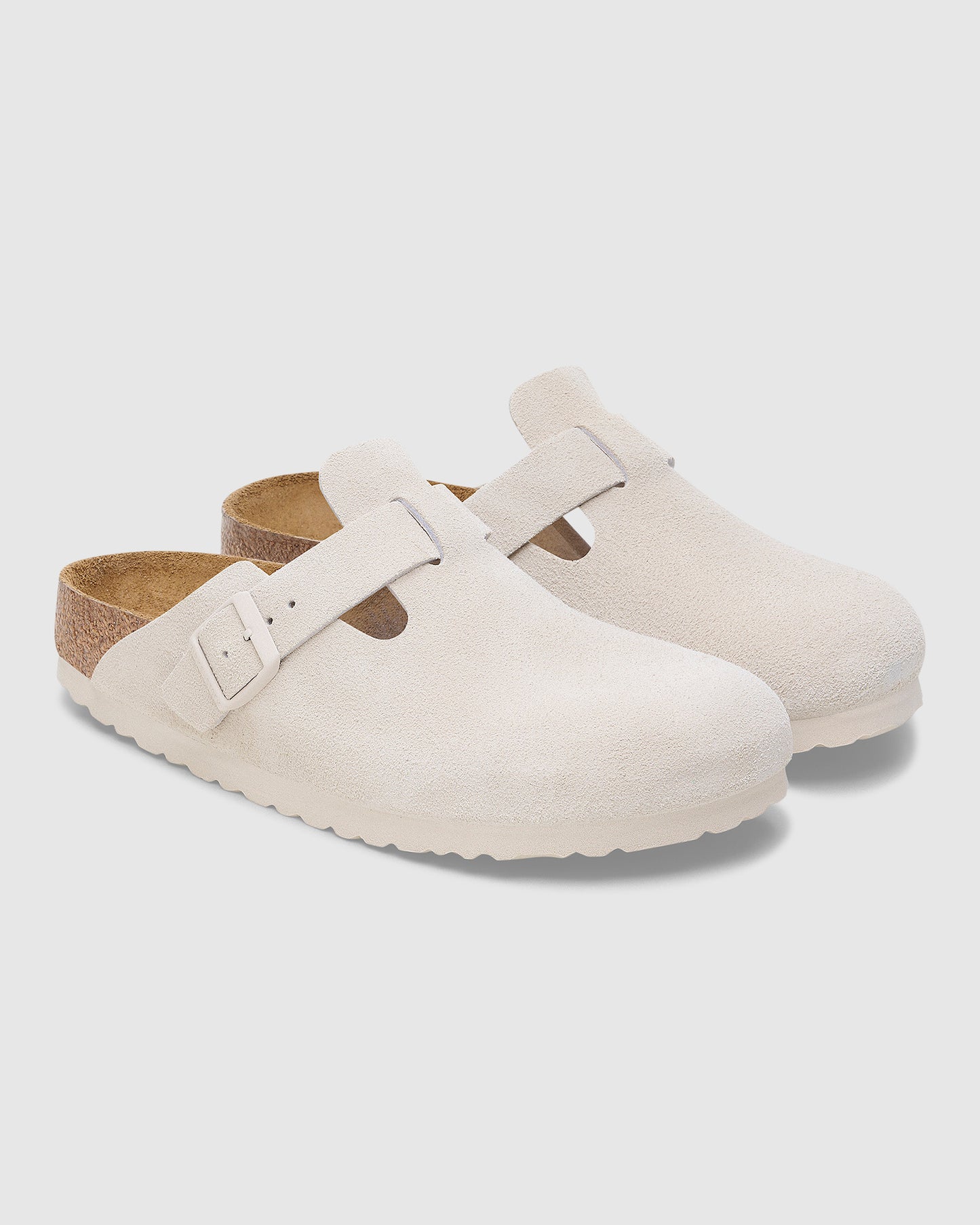 Boston Soft Footbed Suede Leather Clog