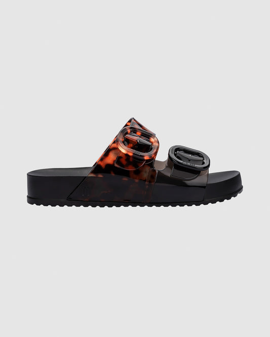 Melissa Cozy Platform BLACK/CLEAR TORTOISE