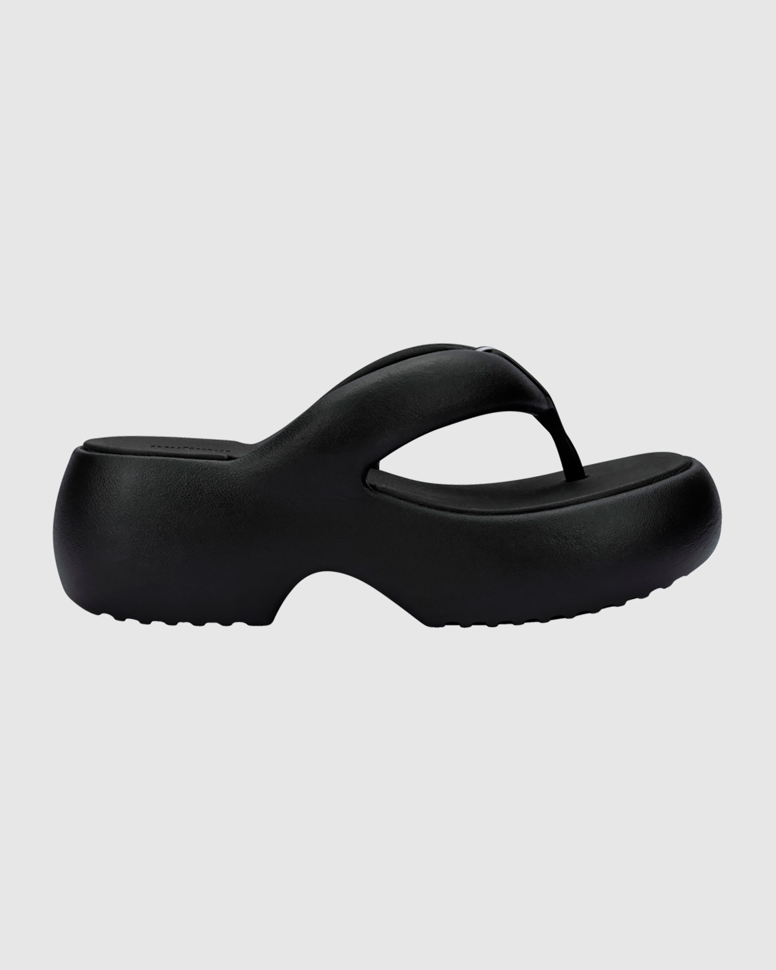 Melissa Free Fuzzy Platform BLACK