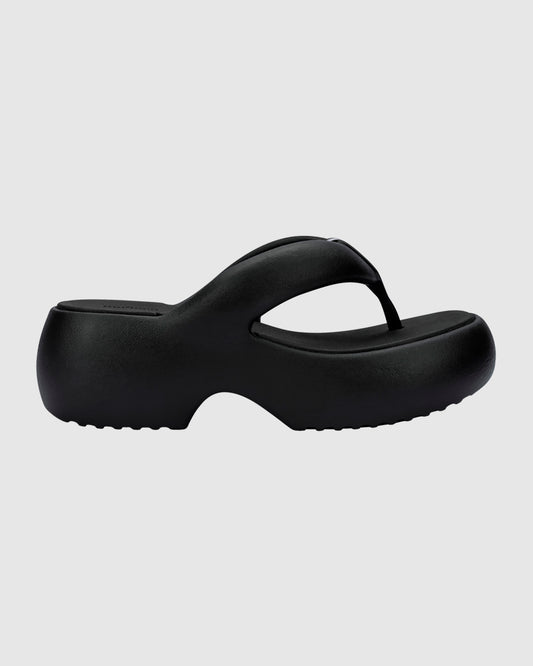 Melissa Free Fuzzy Platform BLACK