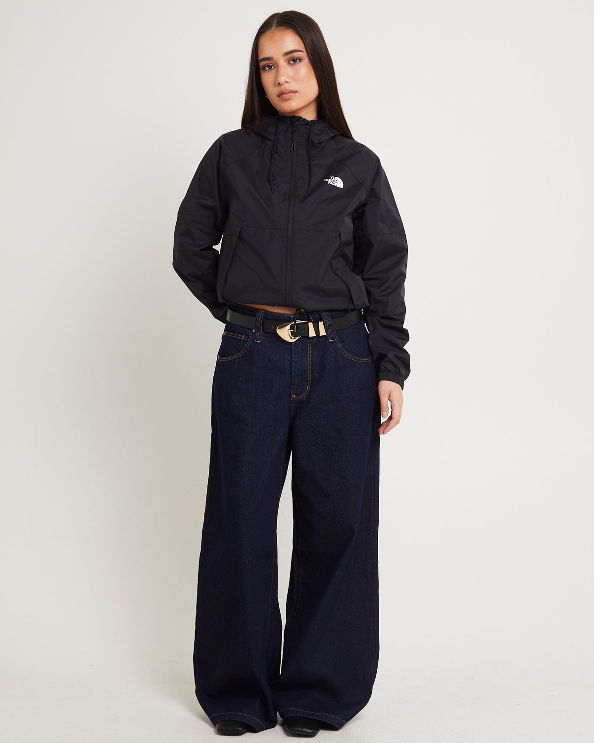 Women's Antora Rain Hoodie TNF BLACK