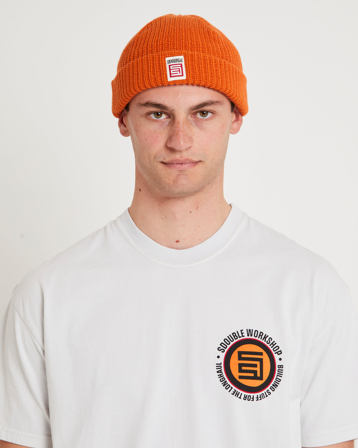 Red Cube Low Beanie