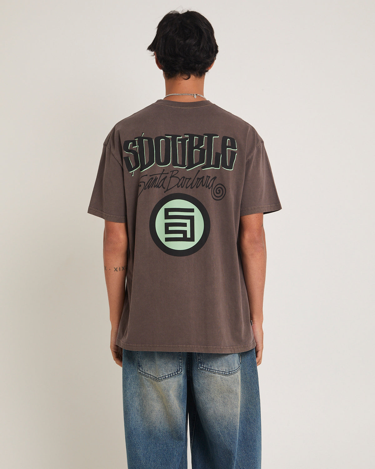 Combo Platter T-Shirt WASHED CHOCOLATE