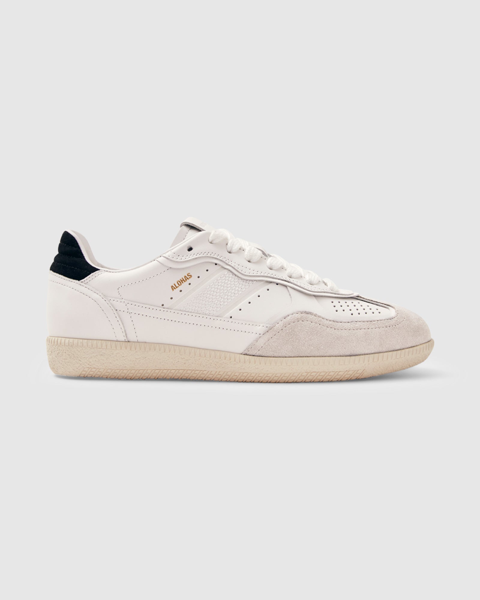 Tb.490 White Leather Sneakers – General Pants Co.