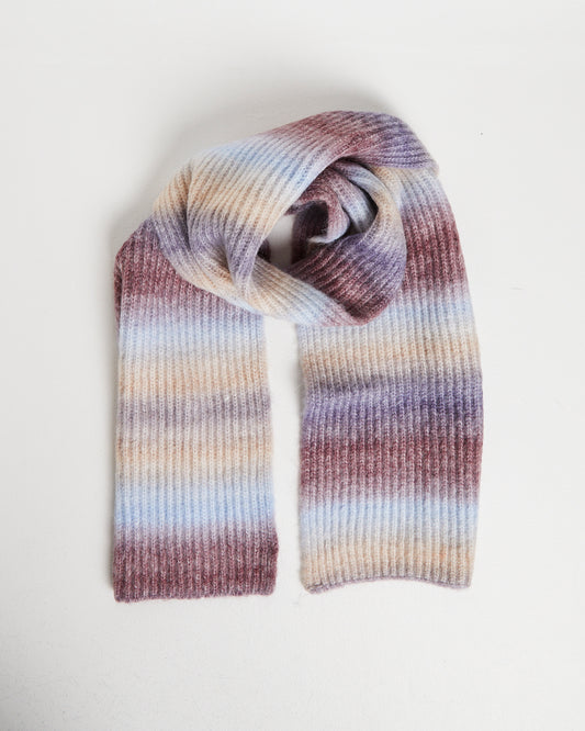 Daniel Multi Scarf GREEN/PURPLE