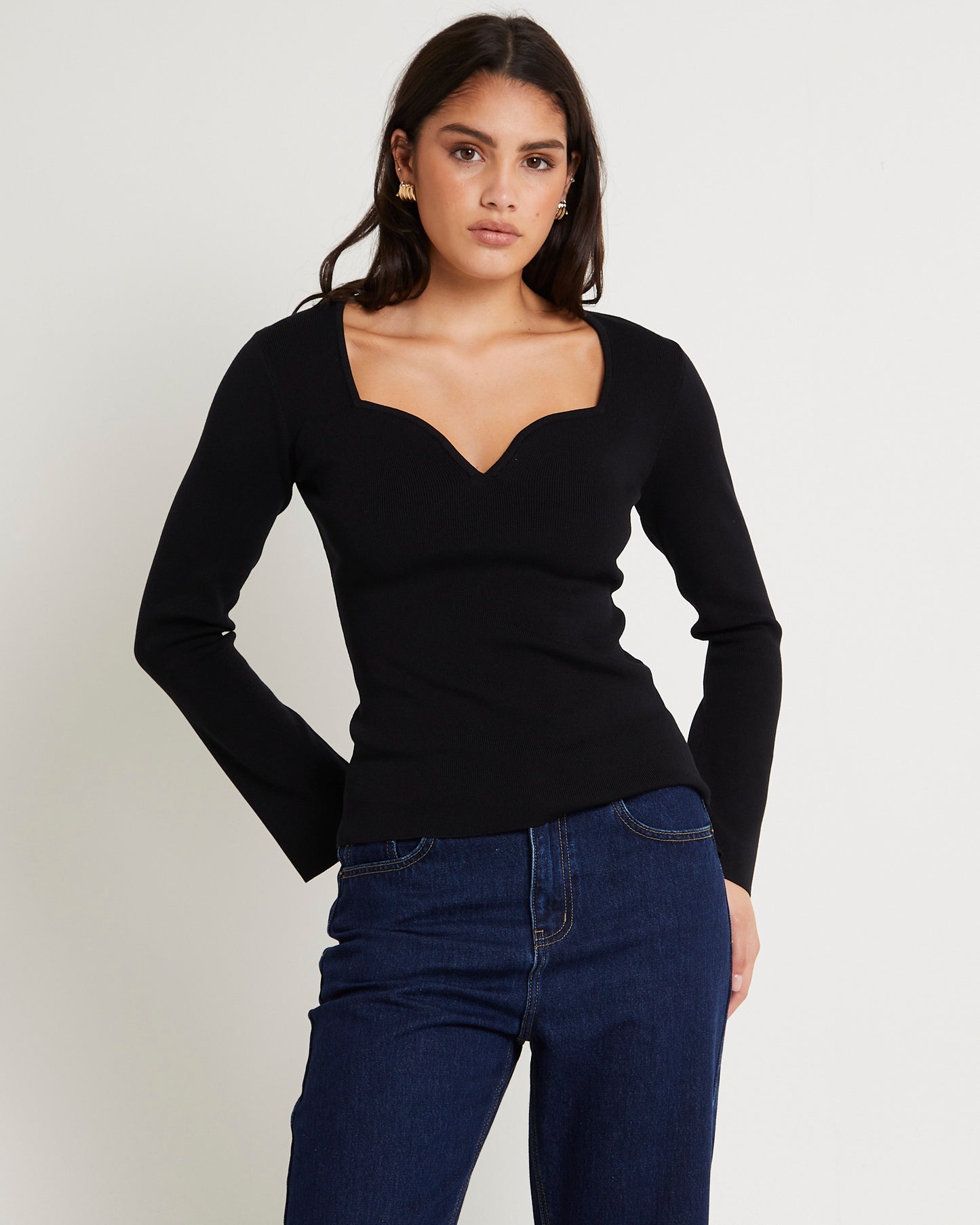 Sweetheart Long Sleeve Top