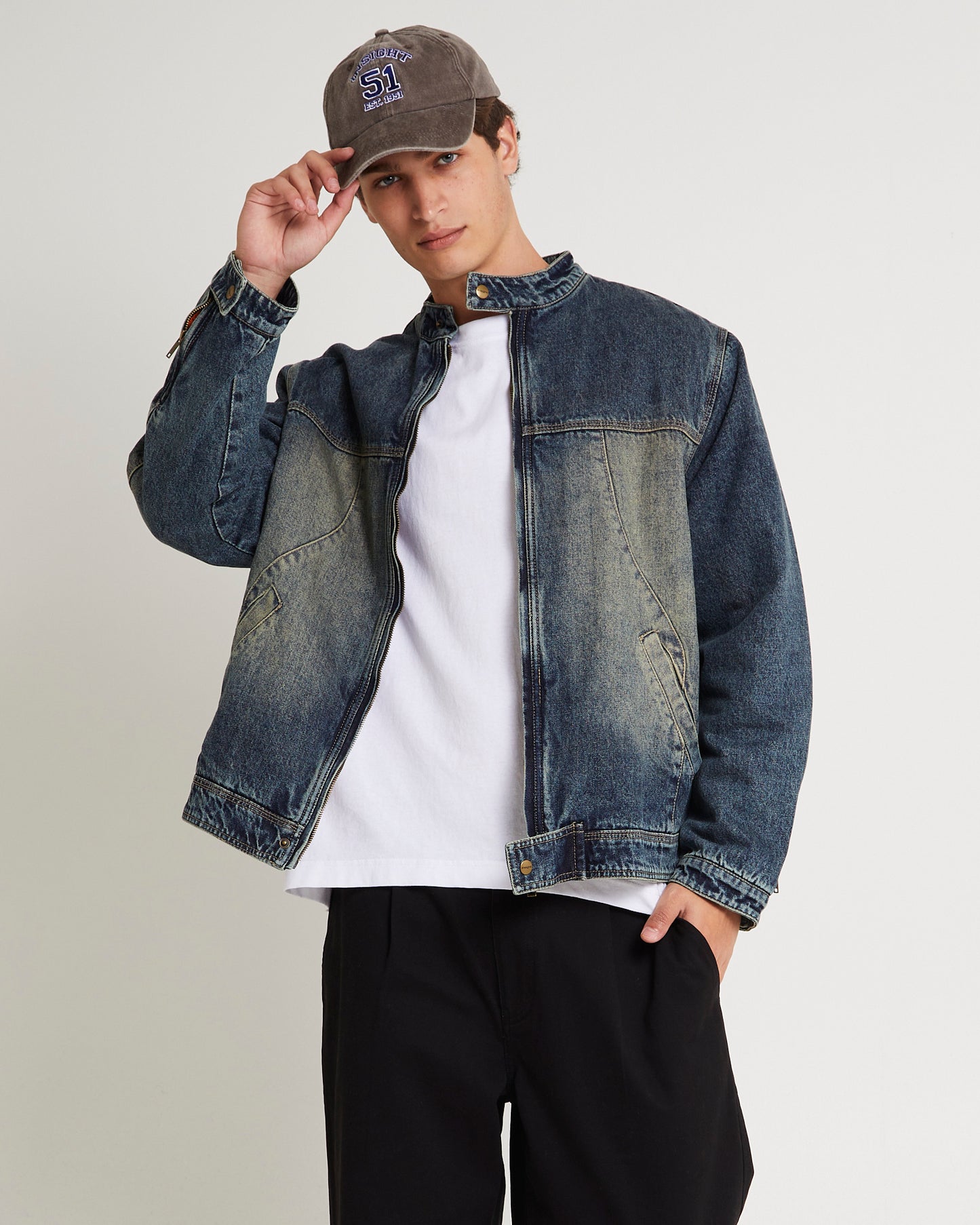Denim Moto Jacket