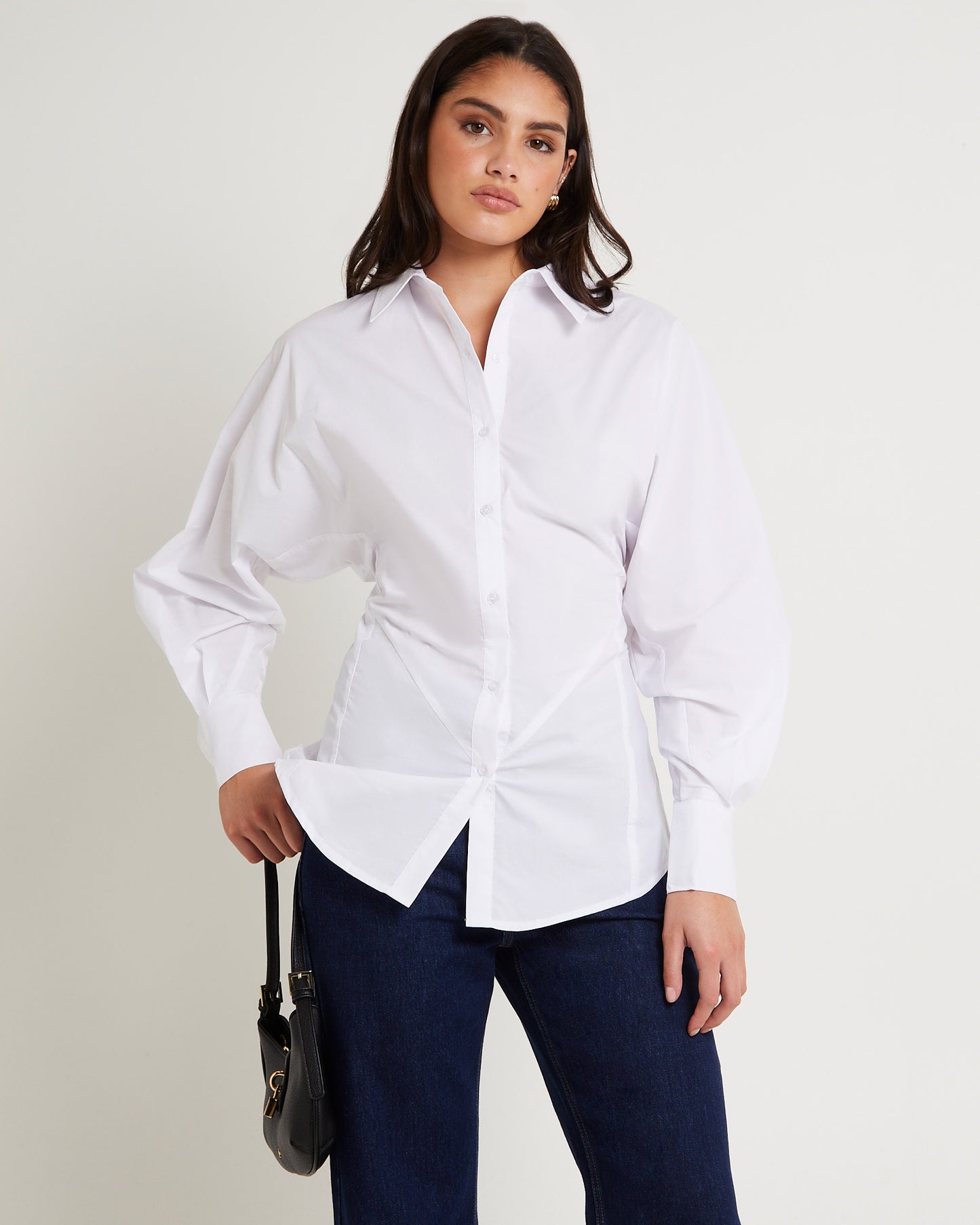 Cinched Longline Shirt