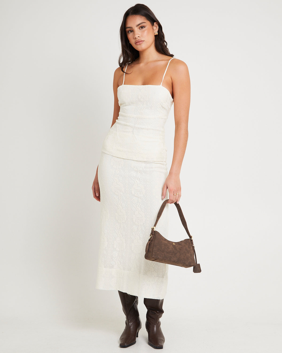 Doiley Lace Cami CREAM