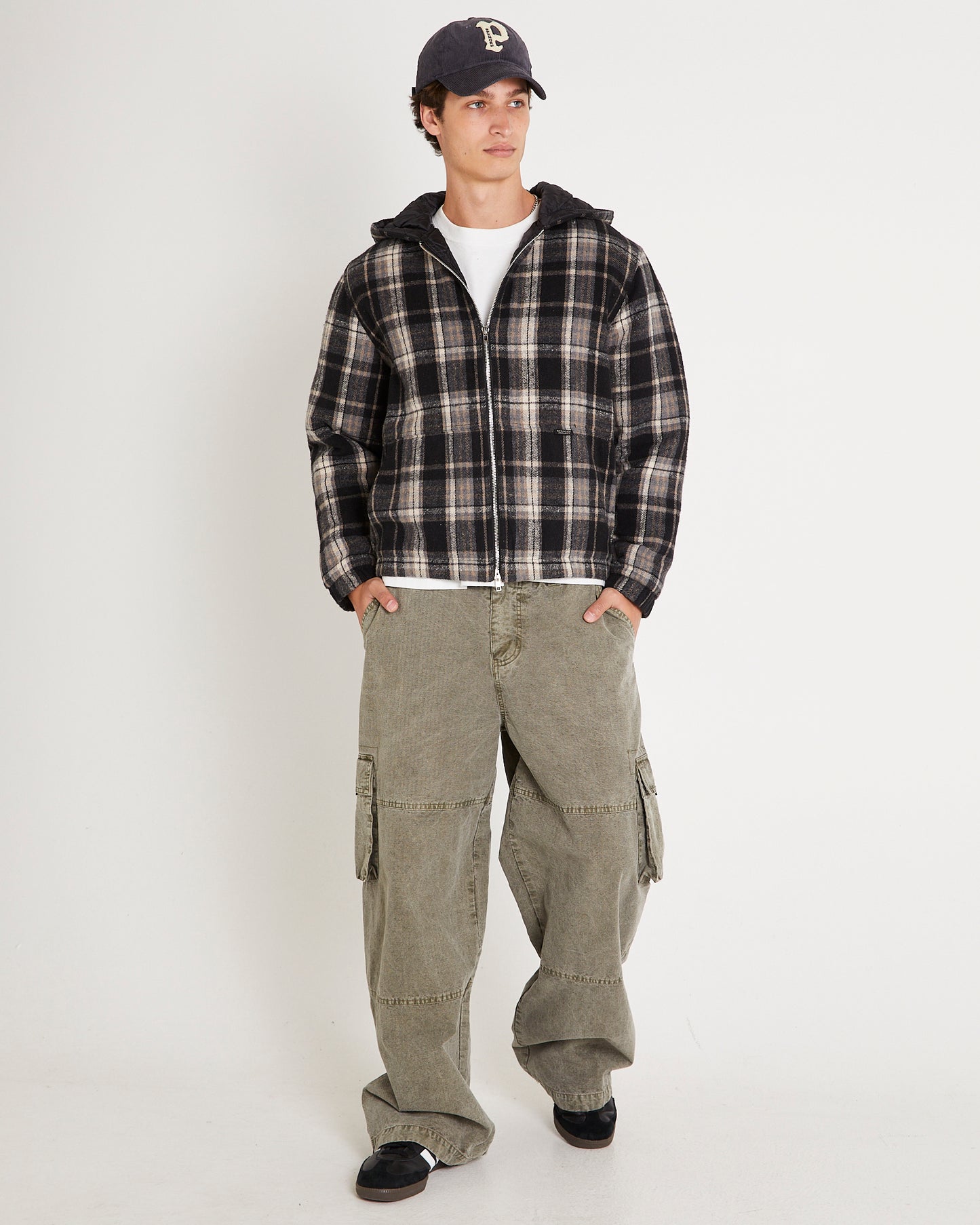 Phoenix Plaid Wool Work Jacket