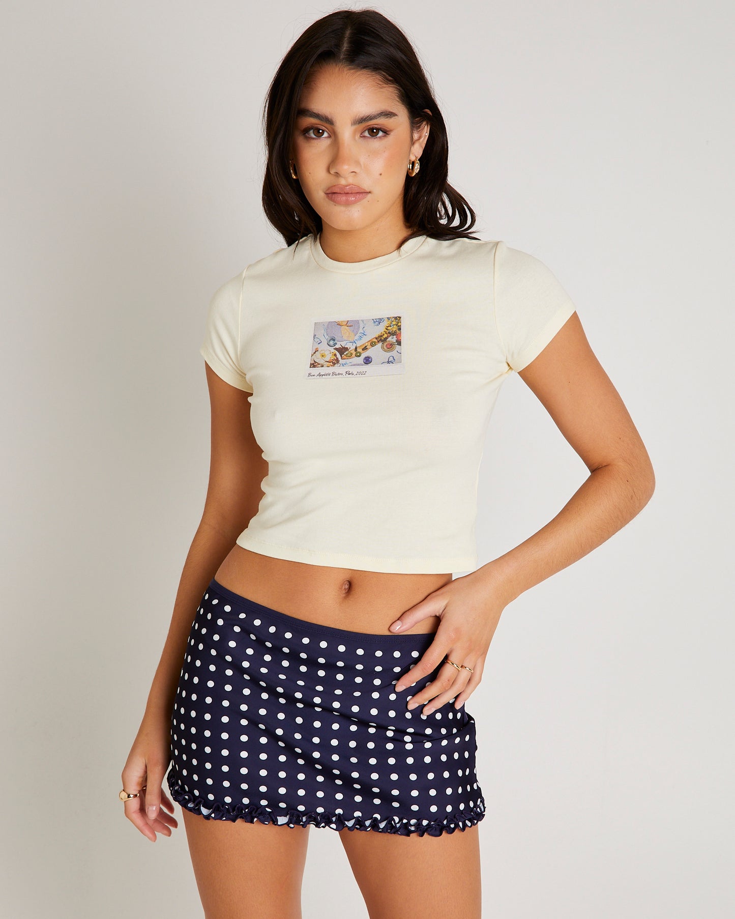 Polaroid From Paris Baby Tee