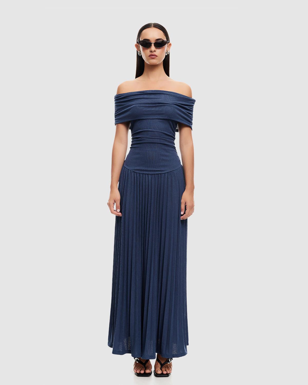 Field Of Dreams Maxi Dress NAVY