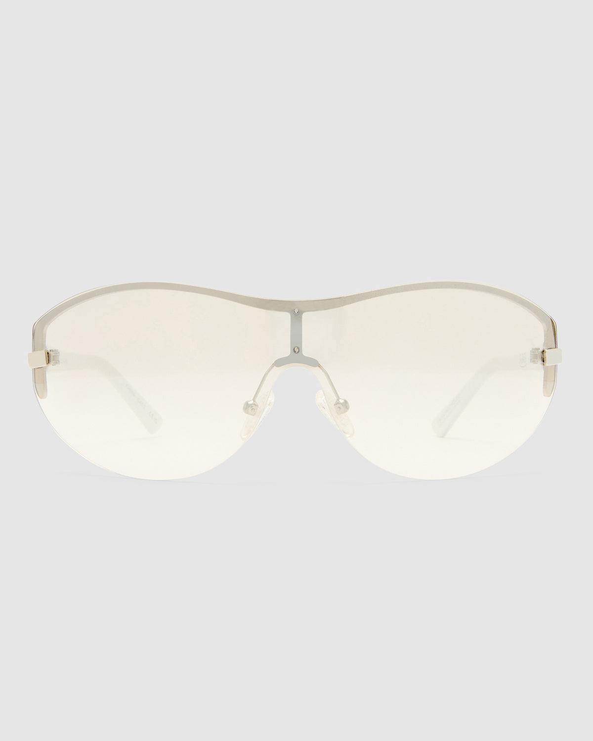 Bombshell Sunglasses SILVER WHITE