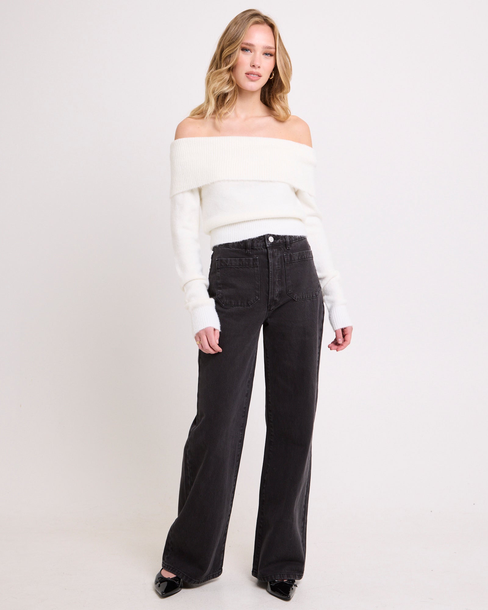 Sailor Long Denim Jeans Black Stone STONE BLACK