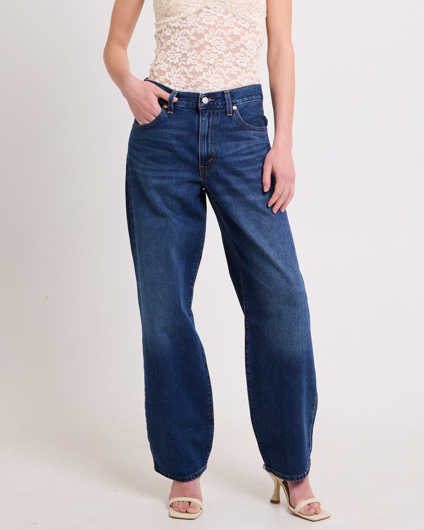 Baggy Dad Denim Jeans Shes Nice