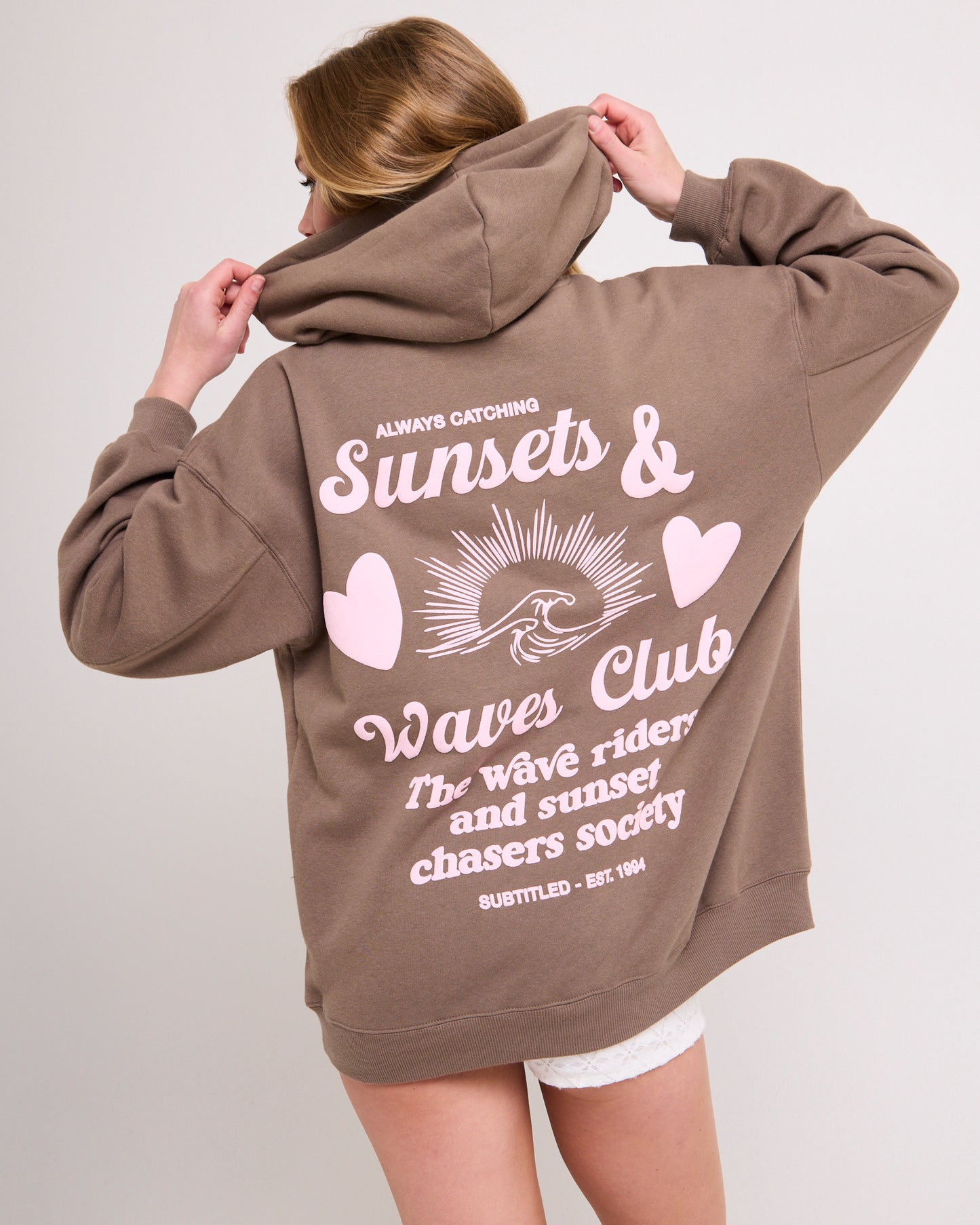 Sunset Club Oversized Hoodie