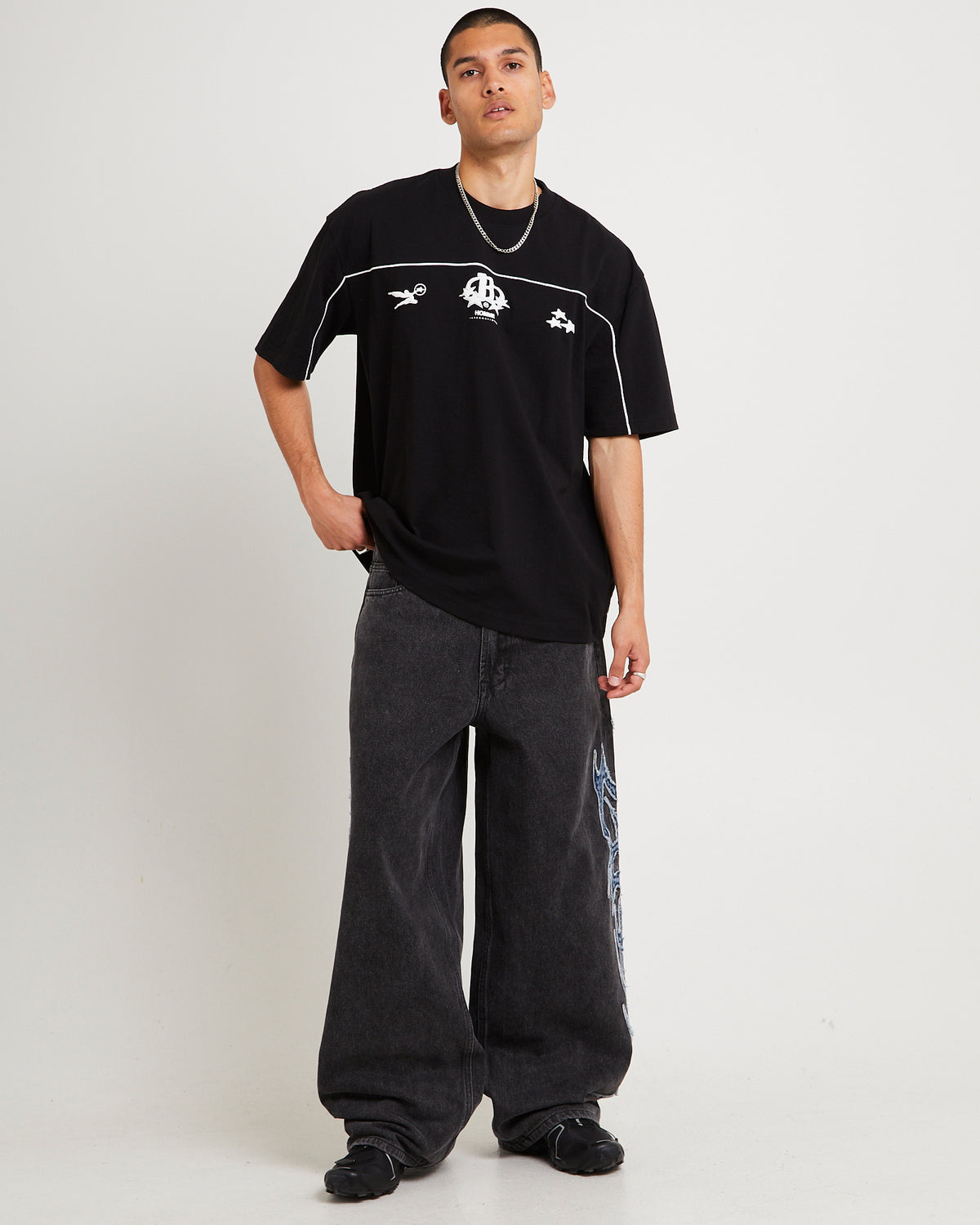 DNA Baggy Denim Jeans NU BLACK